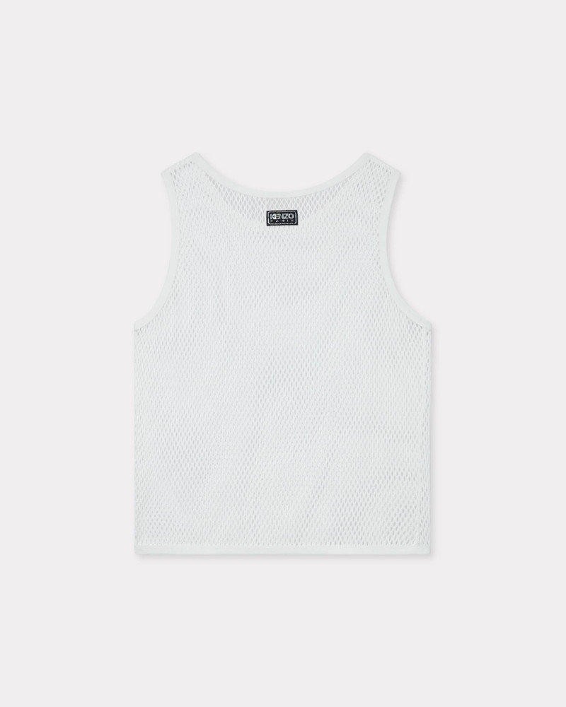 KENZO Tank top in mesh in cotton outlook