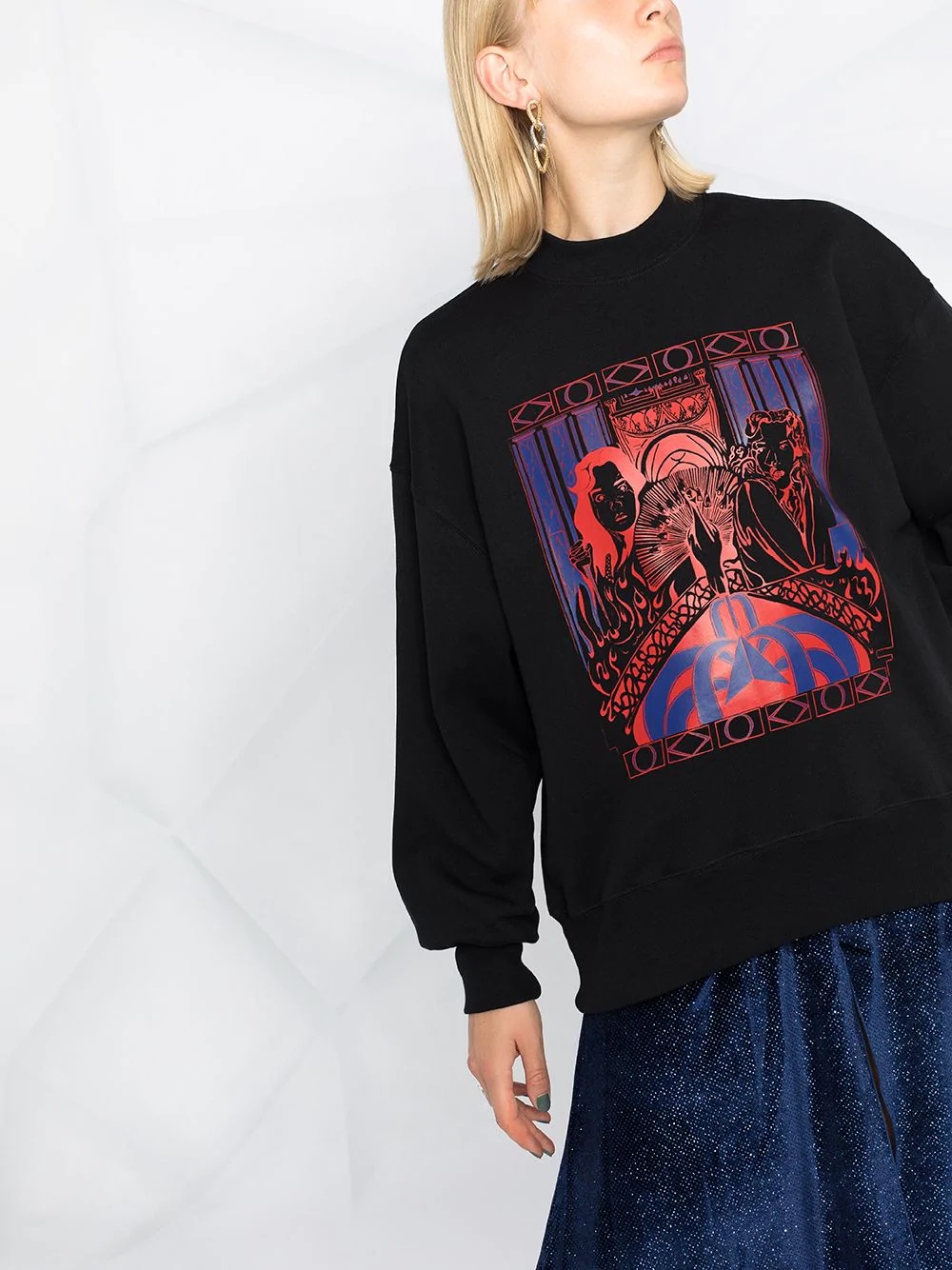 graphic print sweatshirt - 5