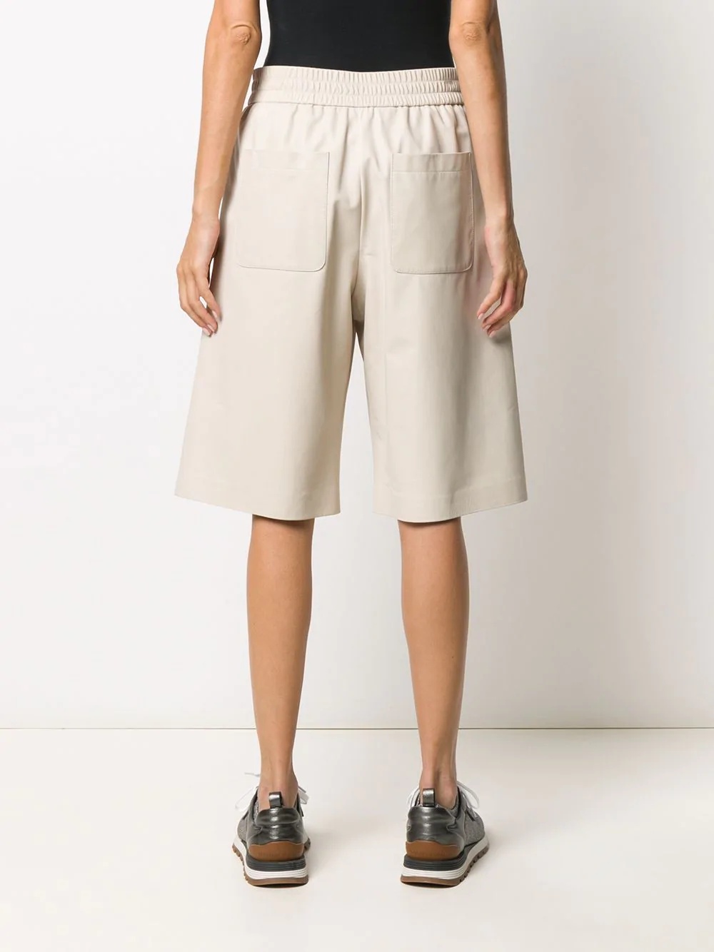 wide-leg bermuda shorts - 4