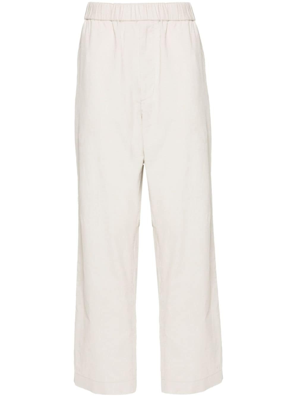 loose-leg corduroy trousers - 1