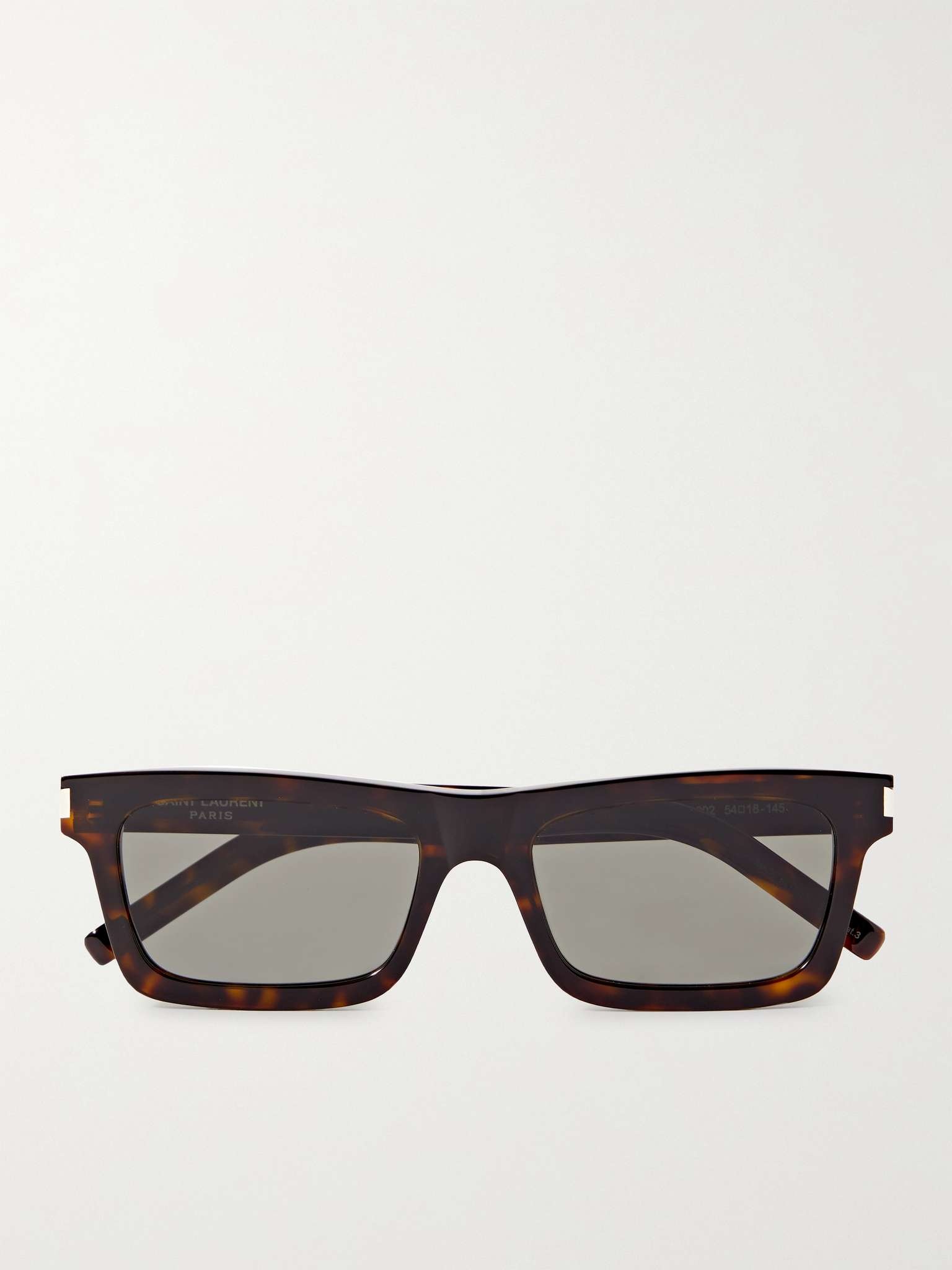 Square-Frame Tortoiseshell Acetate Sunglasses - 1