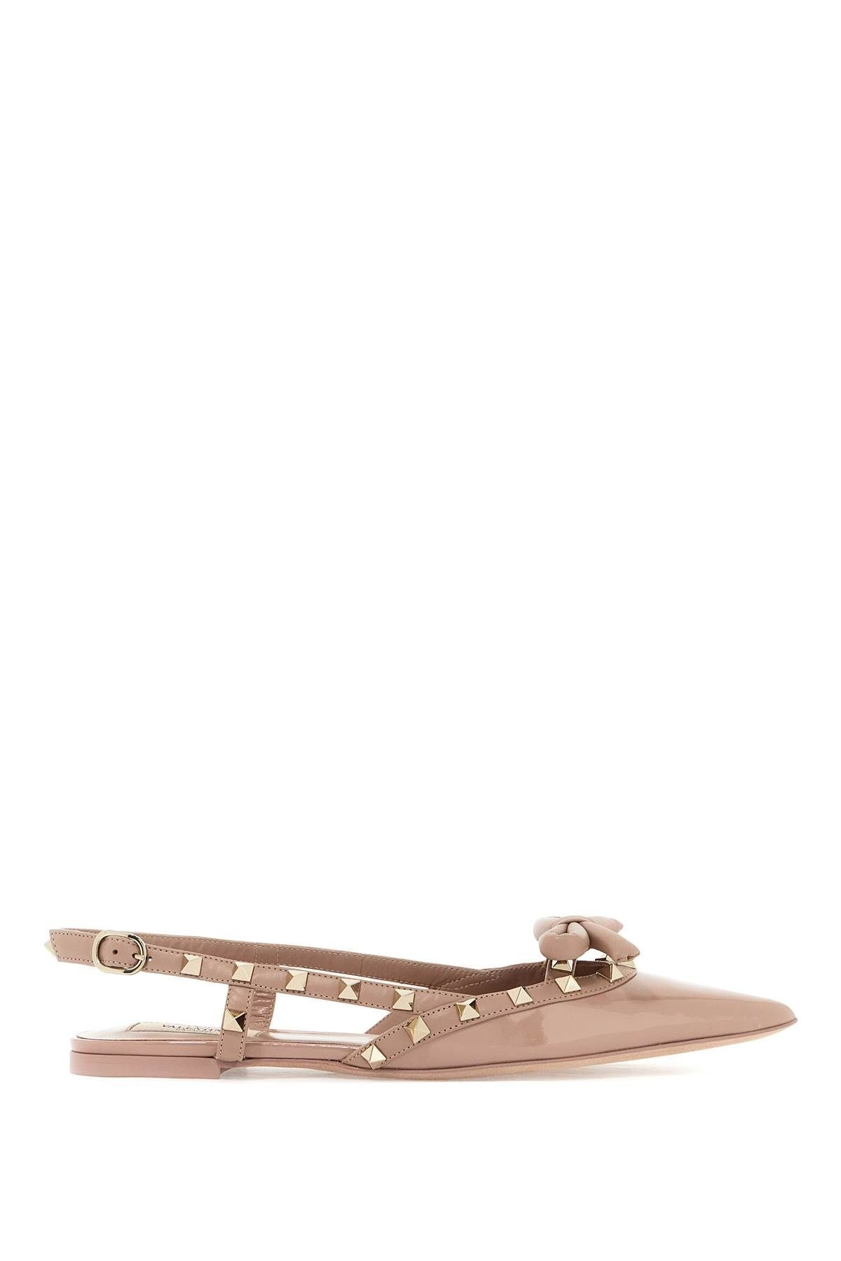 ROCKSTUD BOW SLINGBACK BALLER - 1