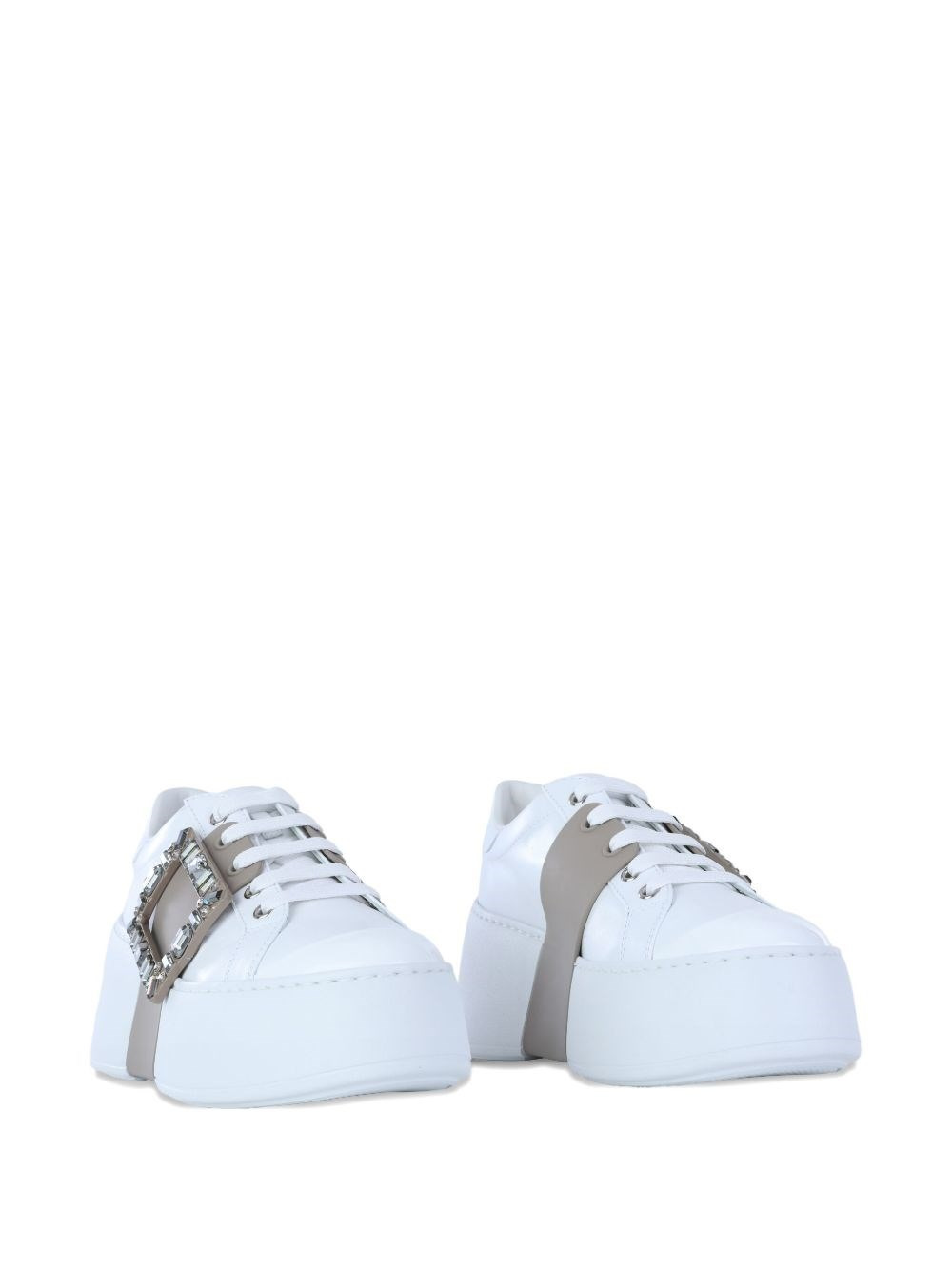 Viv Skate high Strass leather sneakers - 2