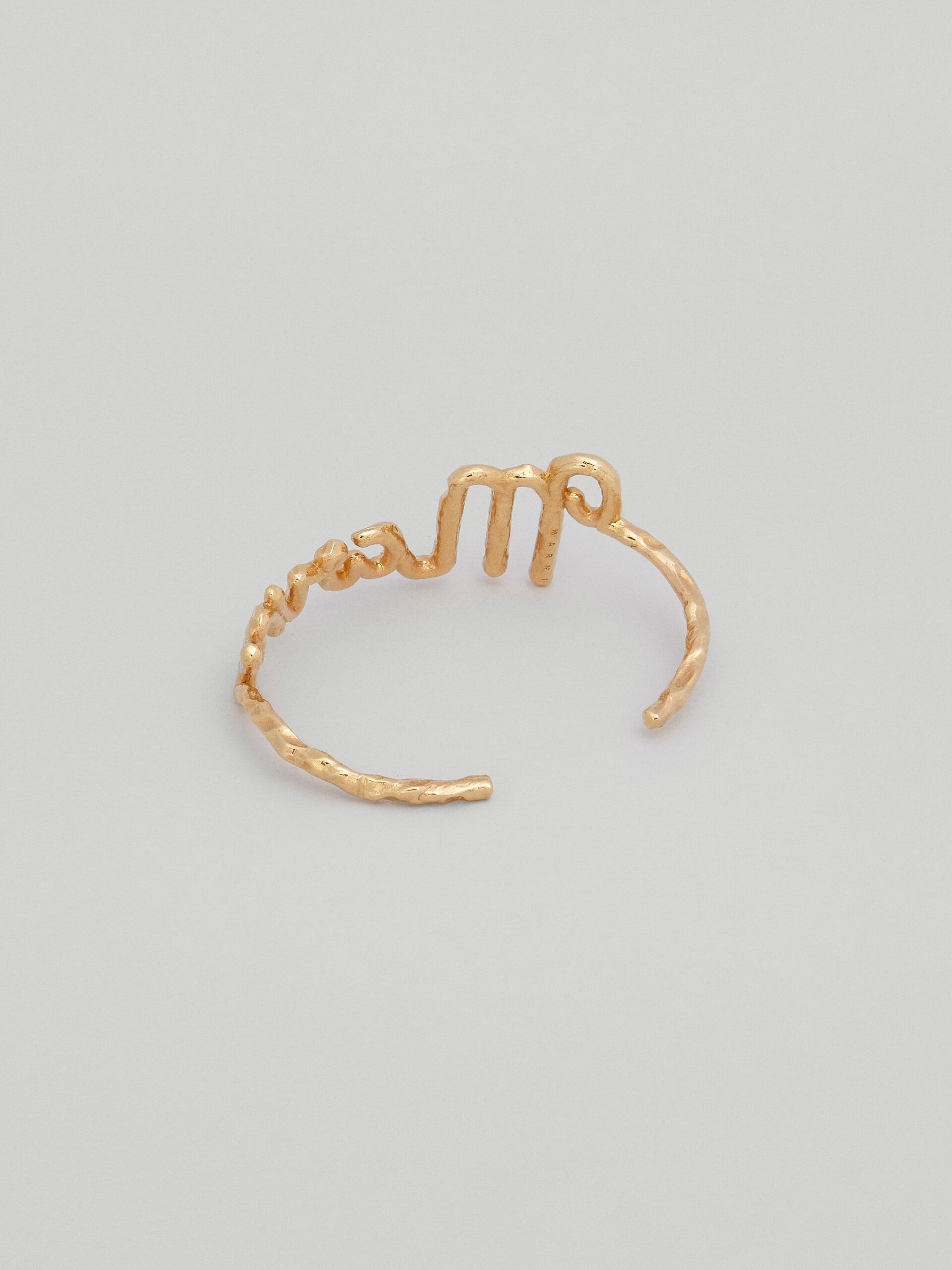 MARNI ITALIC BRASS BRACELET - 3