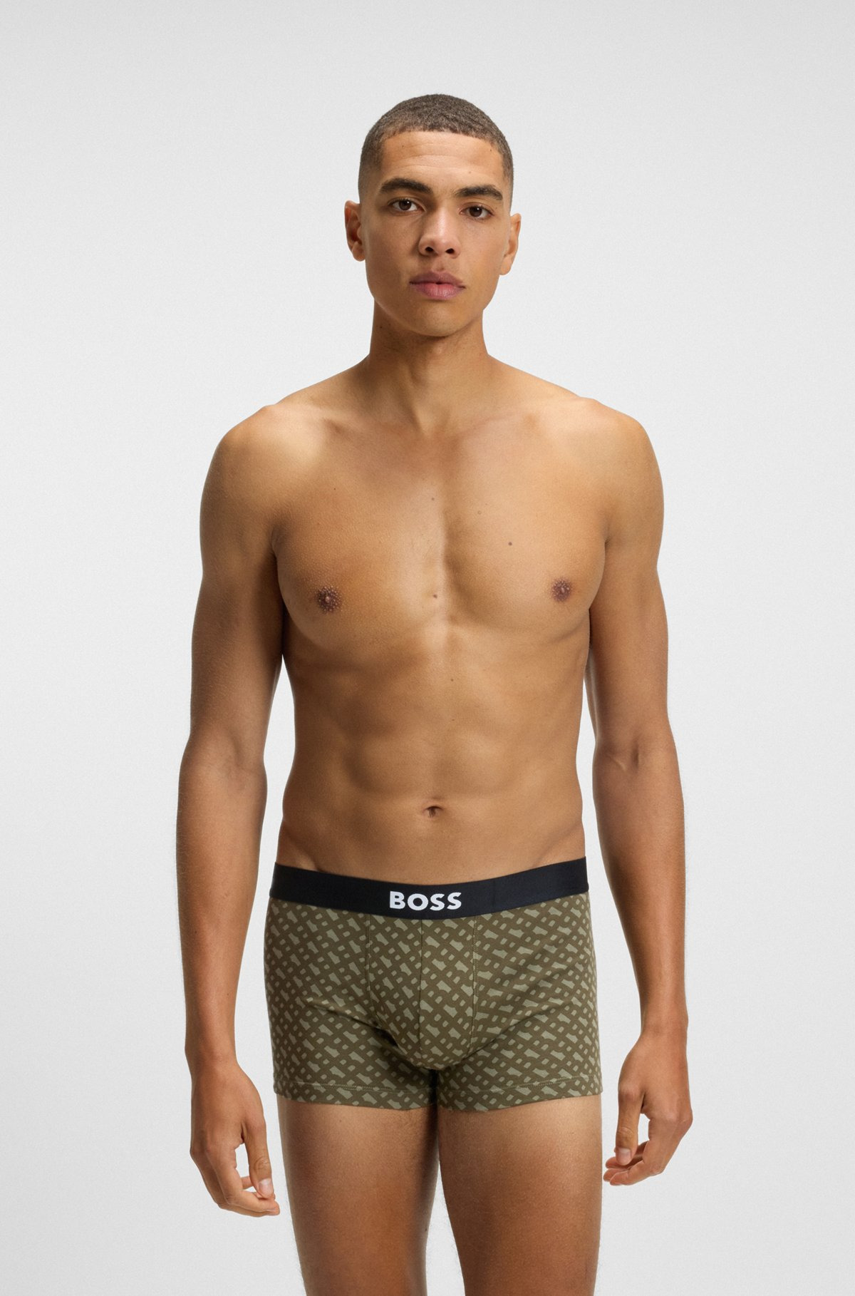 THREE-PACK OF STRETCH TRUNKS IN COTTON - 2