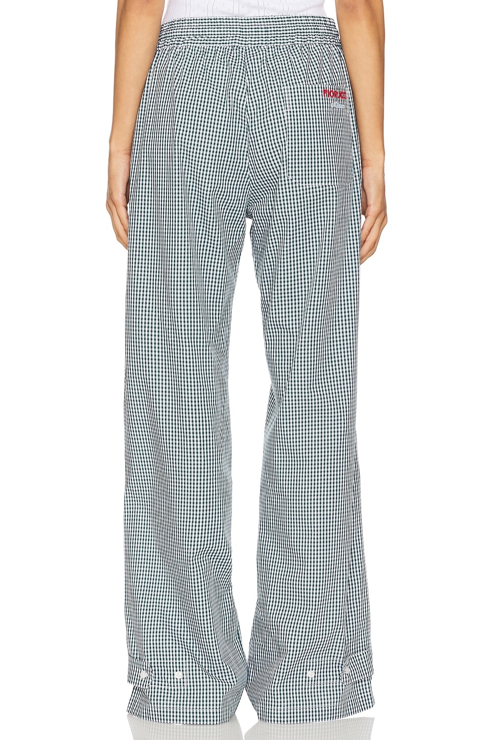 Gingham Logo Trousers - 4