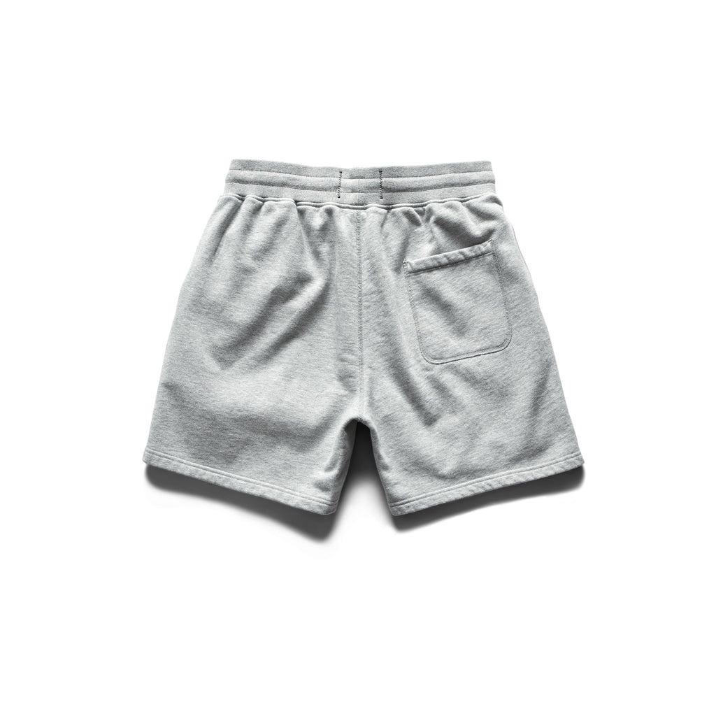 Midweight Terry 6" Short Heather Grey - 2