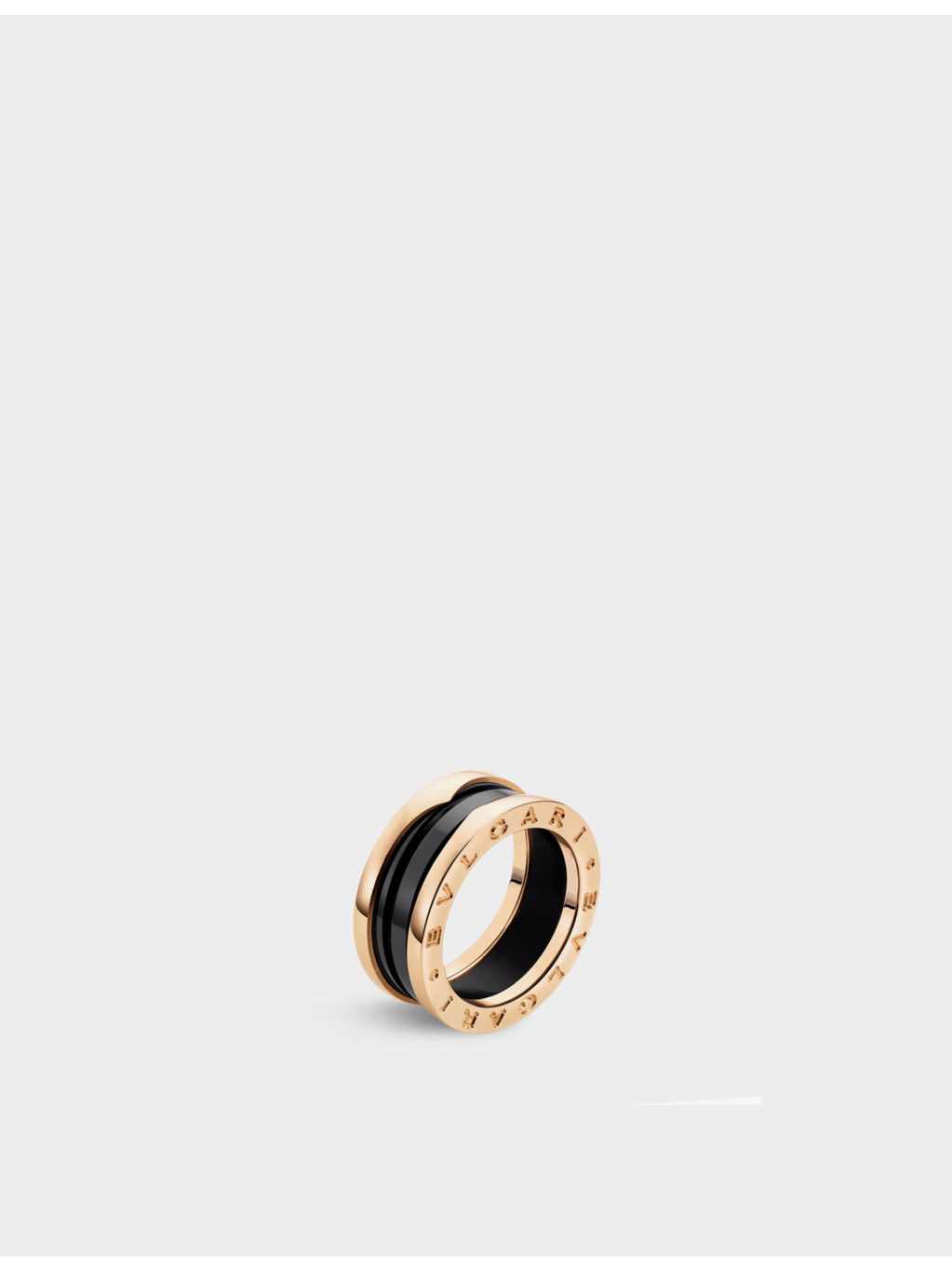 B.zero1 18ct rose-gold and ceramic ring - 2