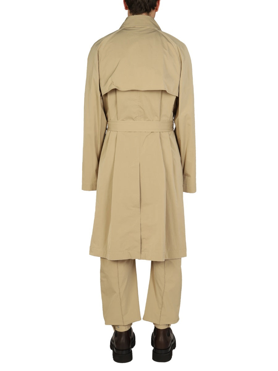 Bottega Veneta Men Nylon Trench Coat - 2