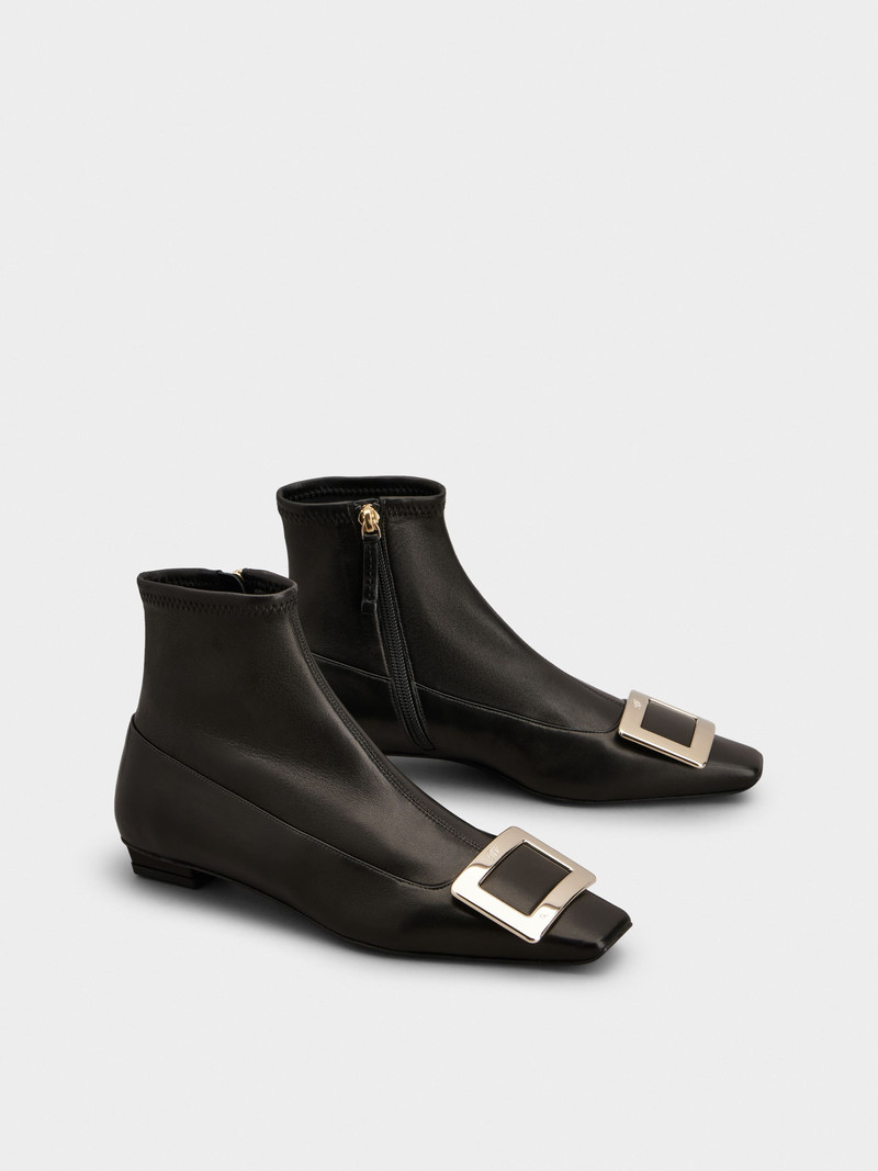 Belle Vivier Booties in leather 2