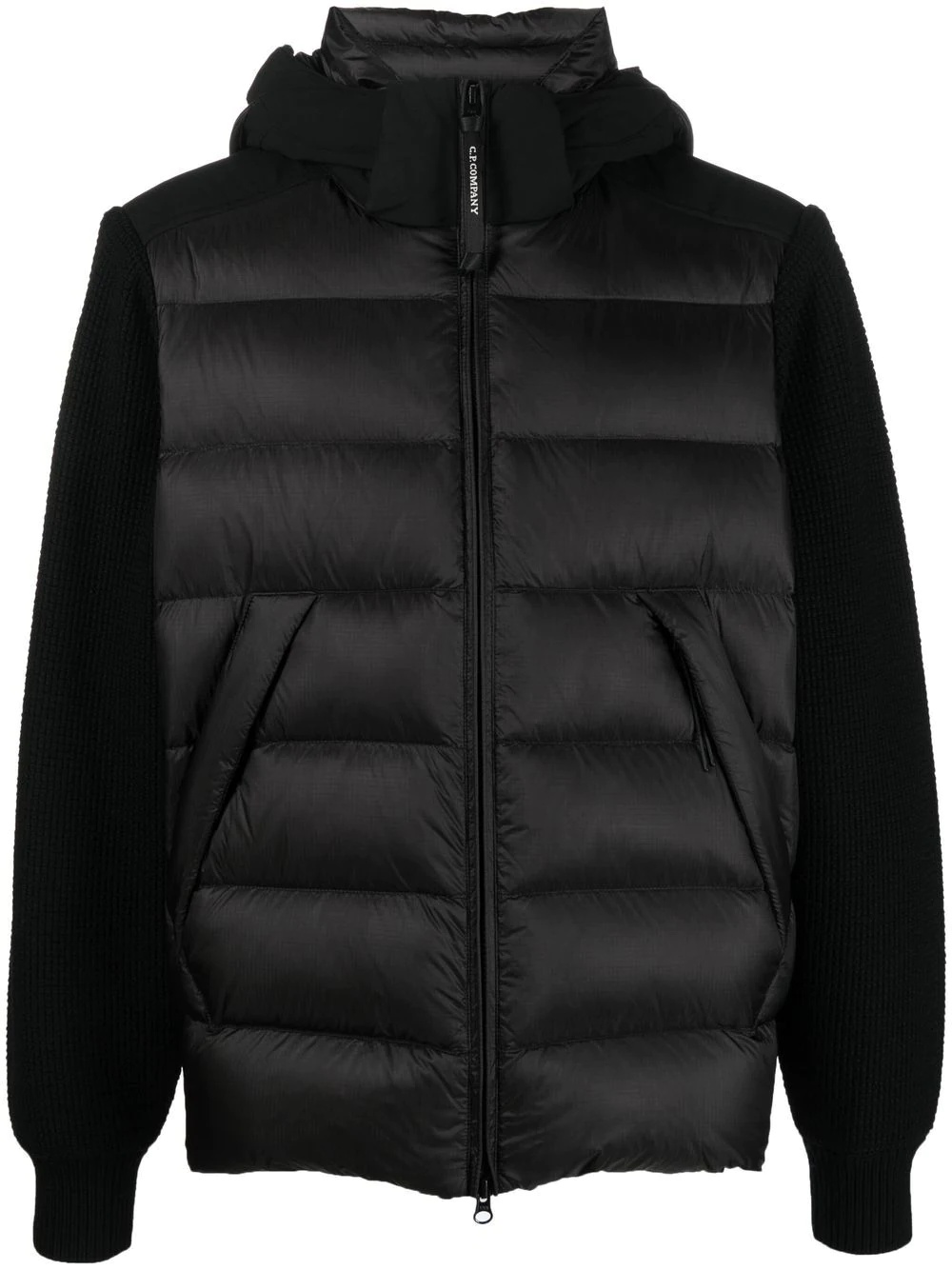 padded hooded jacket - 1