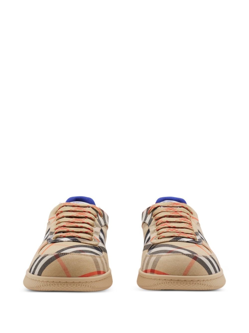 Box checked sneakers - 2