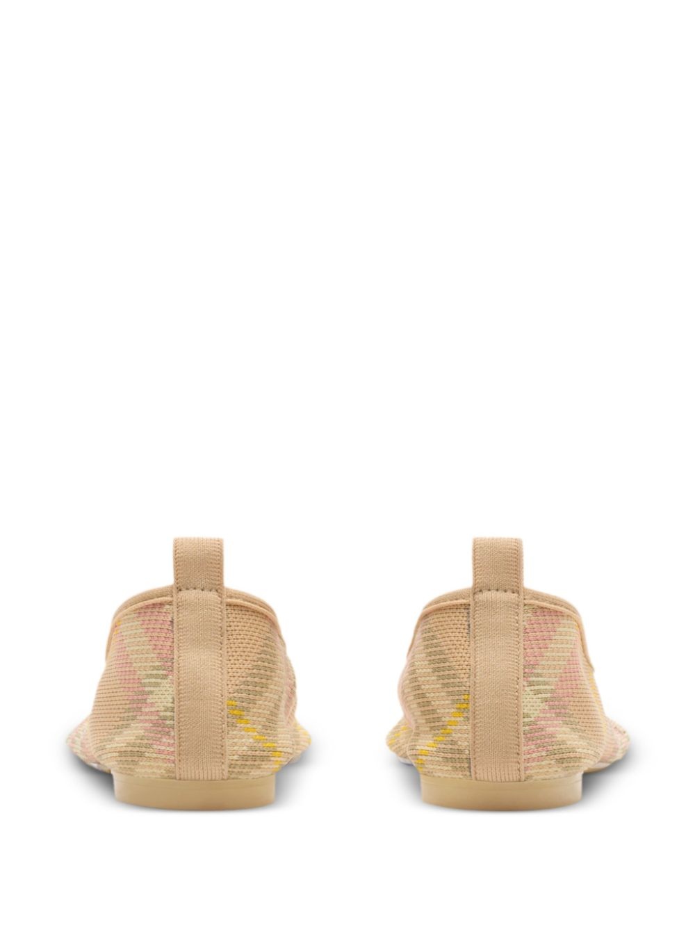 checked ballerina shoes - 4