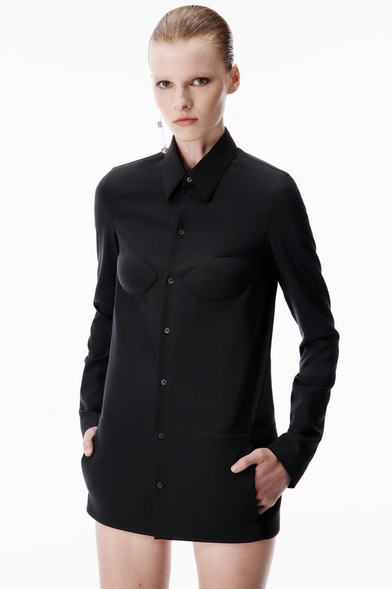 Foam Hem Shirt Dress 3