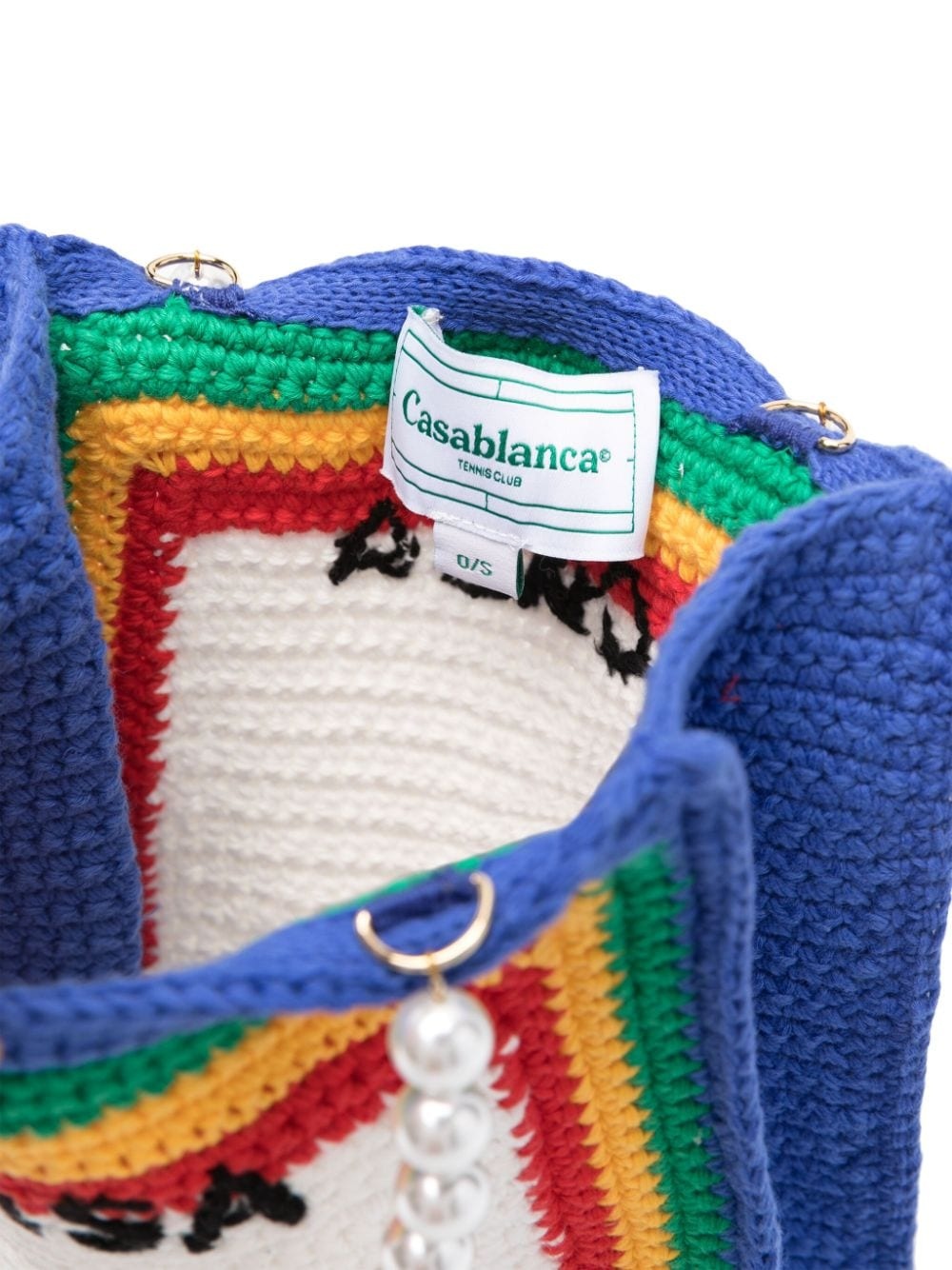 crochet-knit tote bag - 4