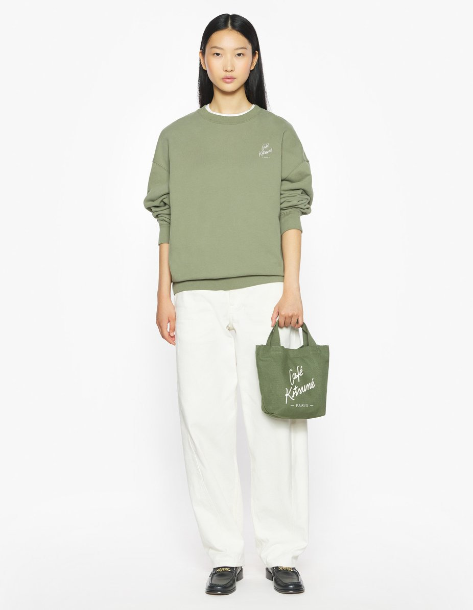 CAFE KITSUNE RELAX SWEATSHIRT - 2