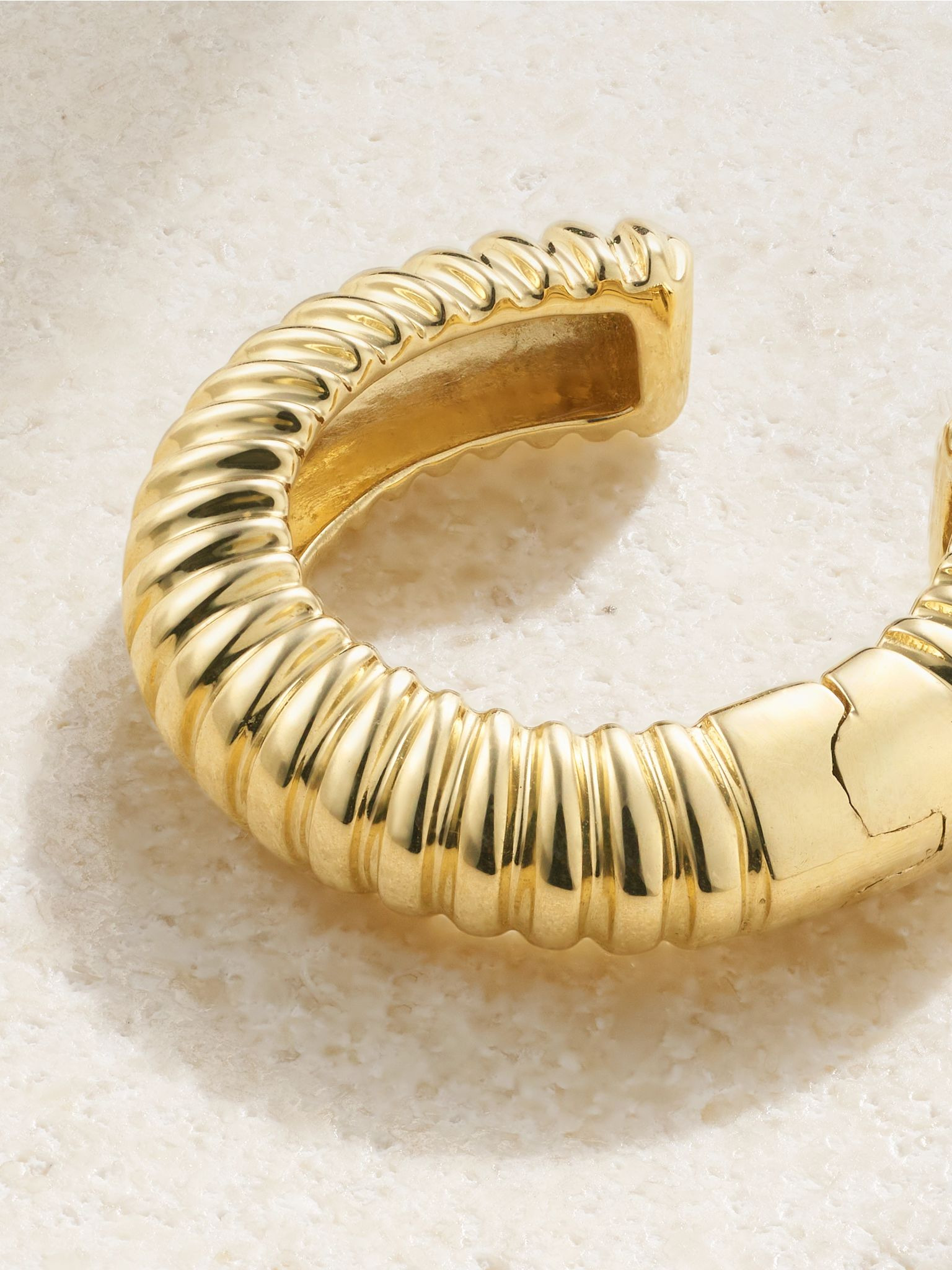 Demi 14-karat gold ear cuff Gold - 3