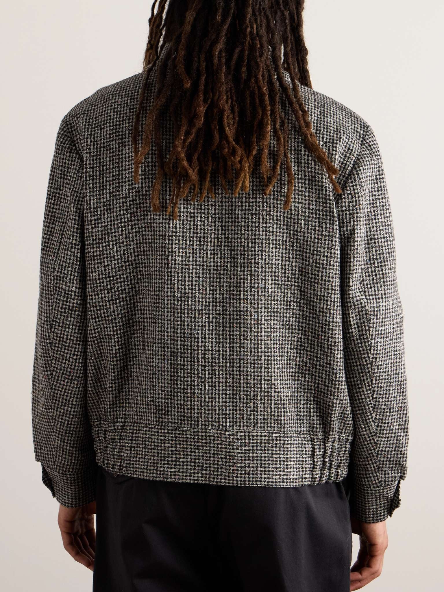 Ricky Houndstooth Linen-Blend Jacket - 4
