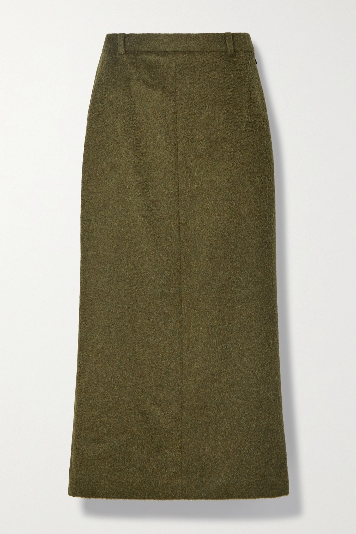 Luun wool and alpaca-blend midi skirt - 1