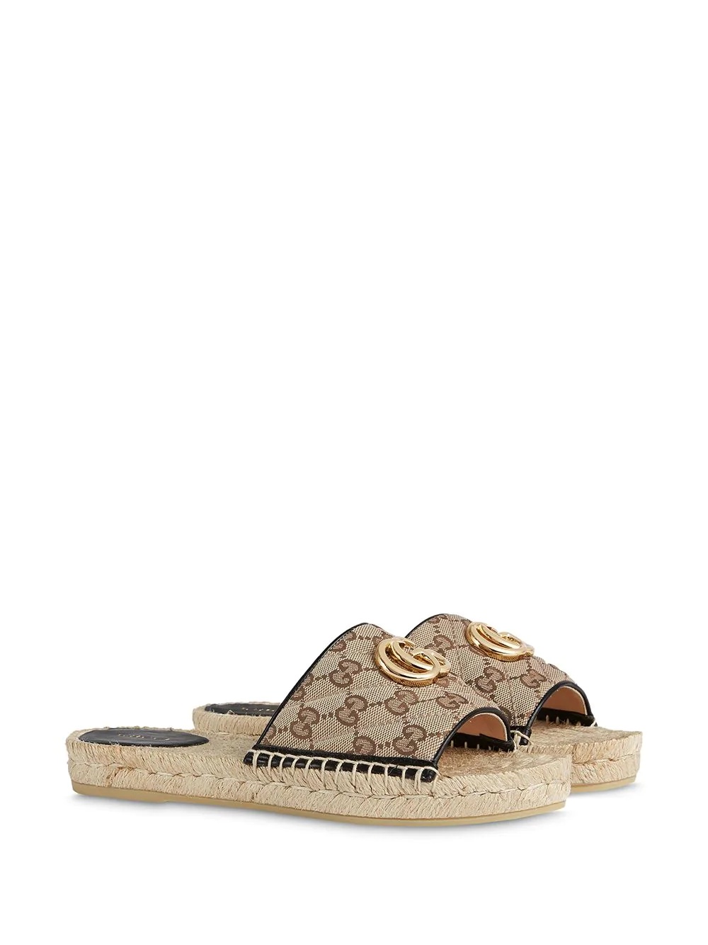 Double G open-toe espadrilles - 2