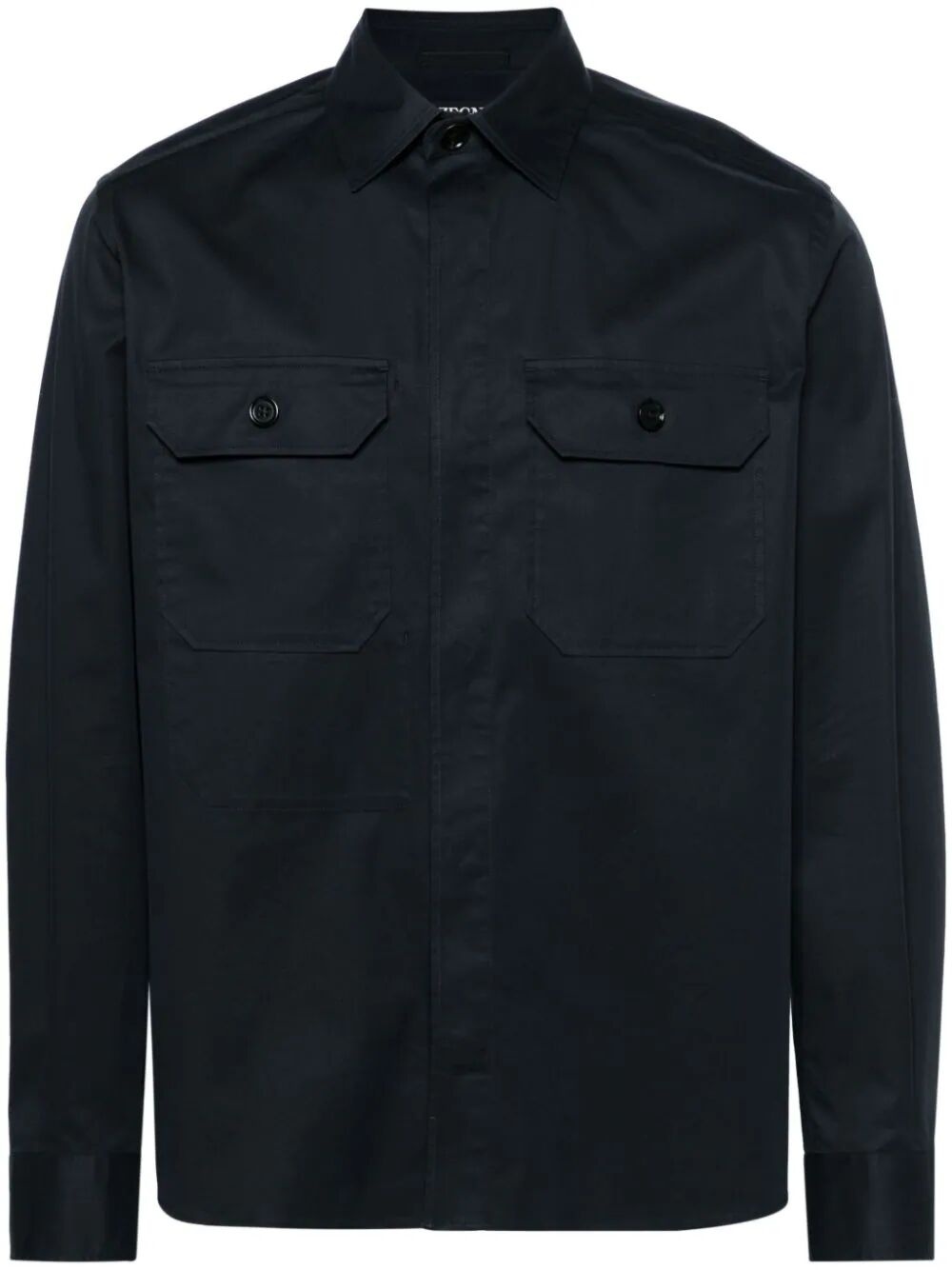 Patch-pocket shirt - 1