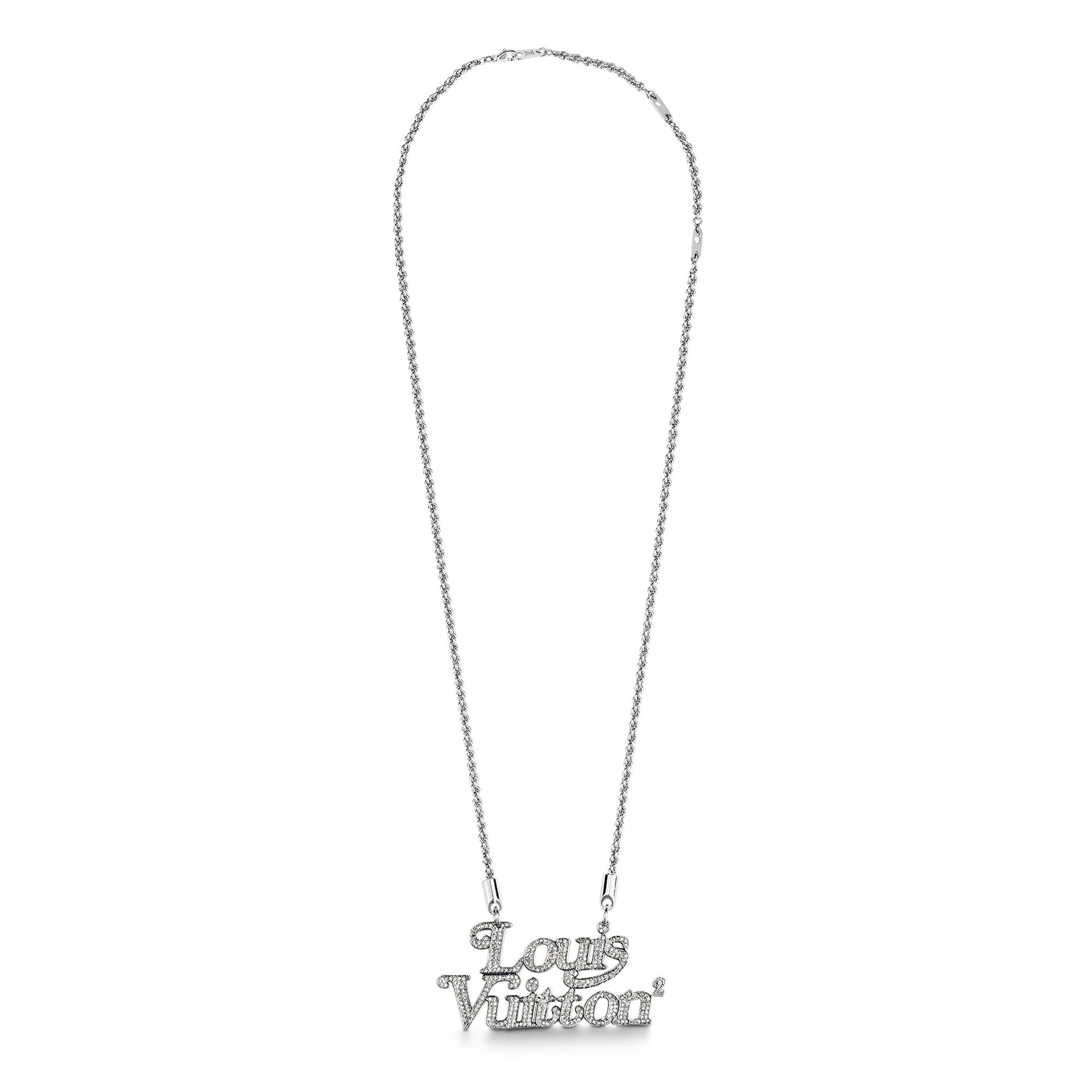 Squared LV Necklace - 4