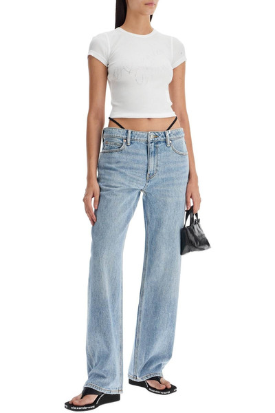 Alexander Wang STRAIGHT JEANS WITH INTEGRATED THONG outlook