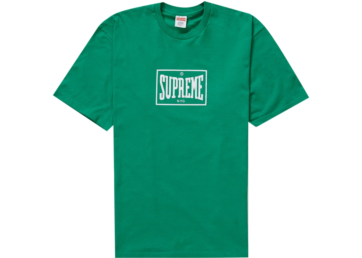 Supreme Warm Up Tee Green - 1