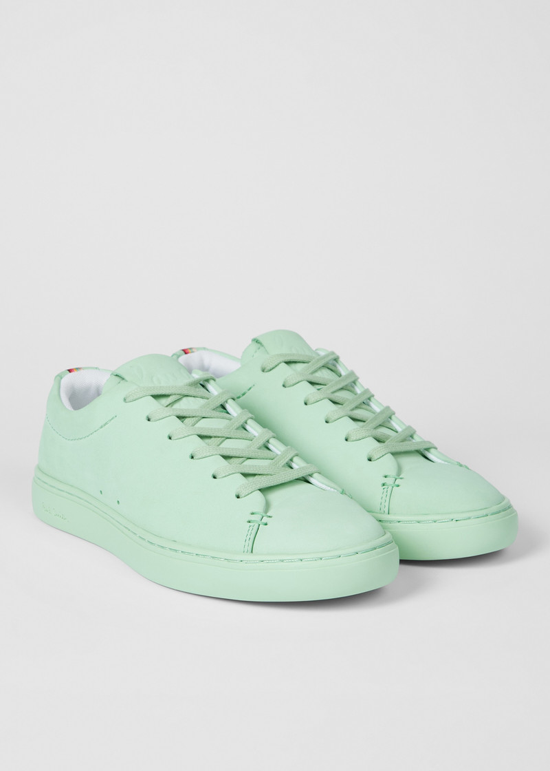 Women's Mint Green Tonal 'Leanne' Nubuck Trainers 5