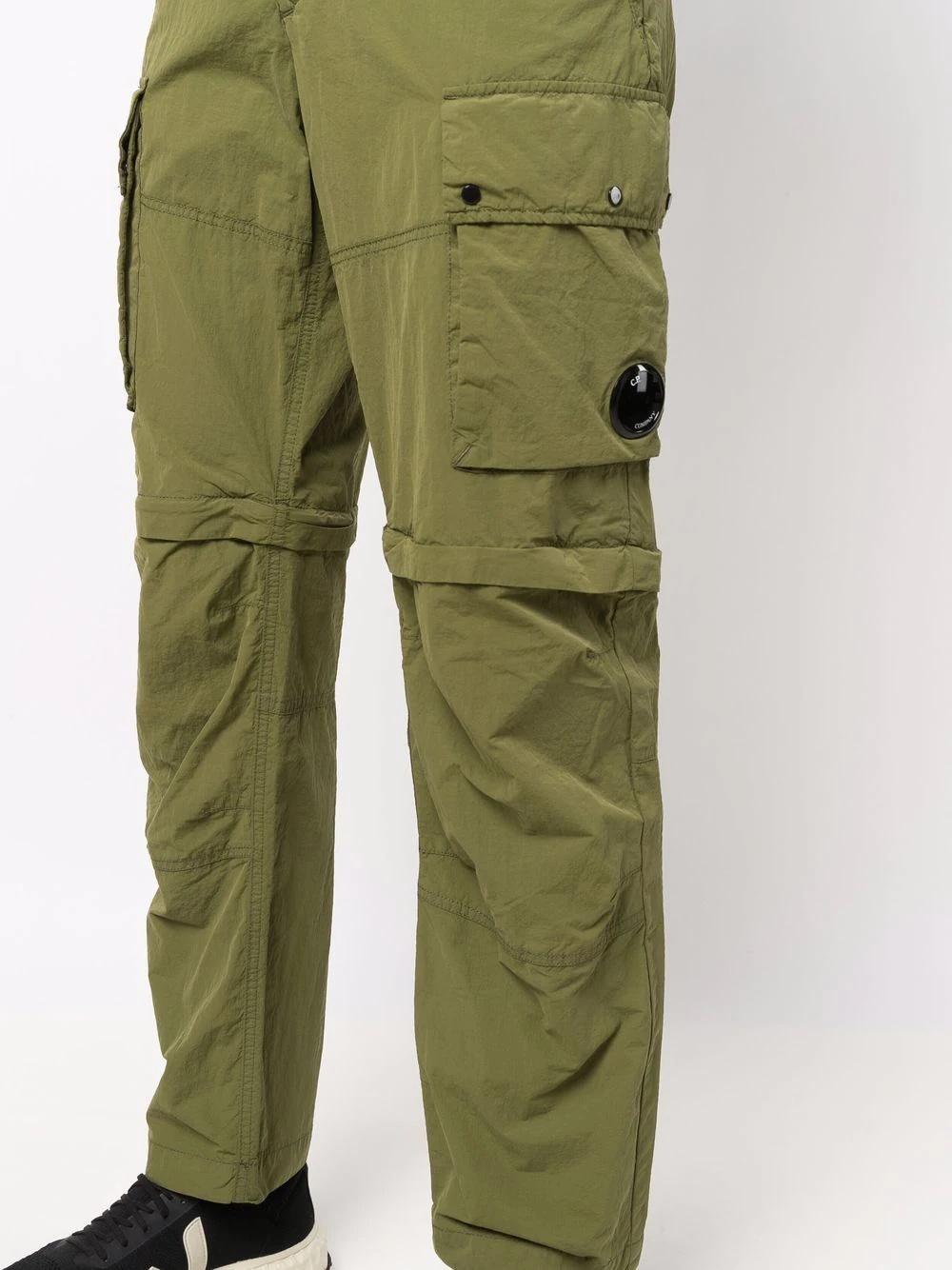 adjustable-length cargo trousers - 5