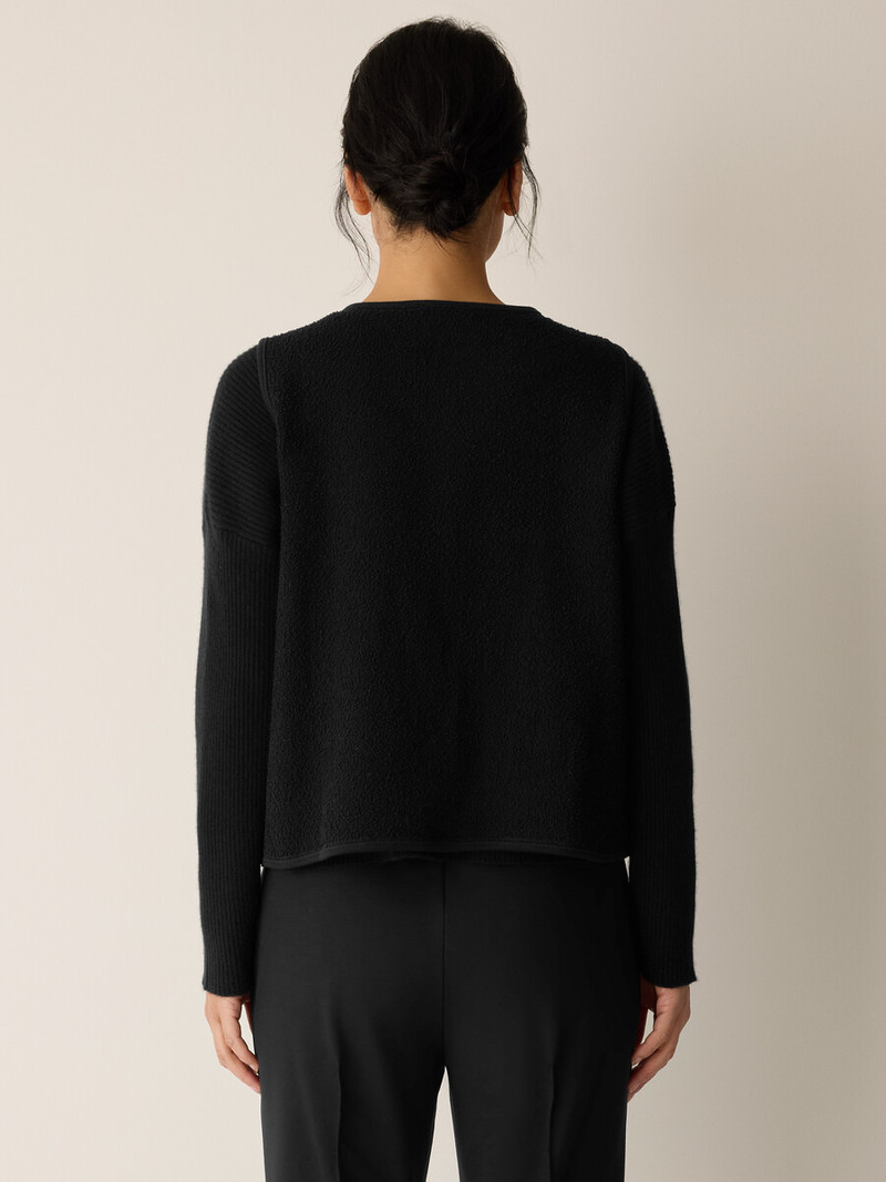 Organic Cotton Stretch Boucle Vest 4
