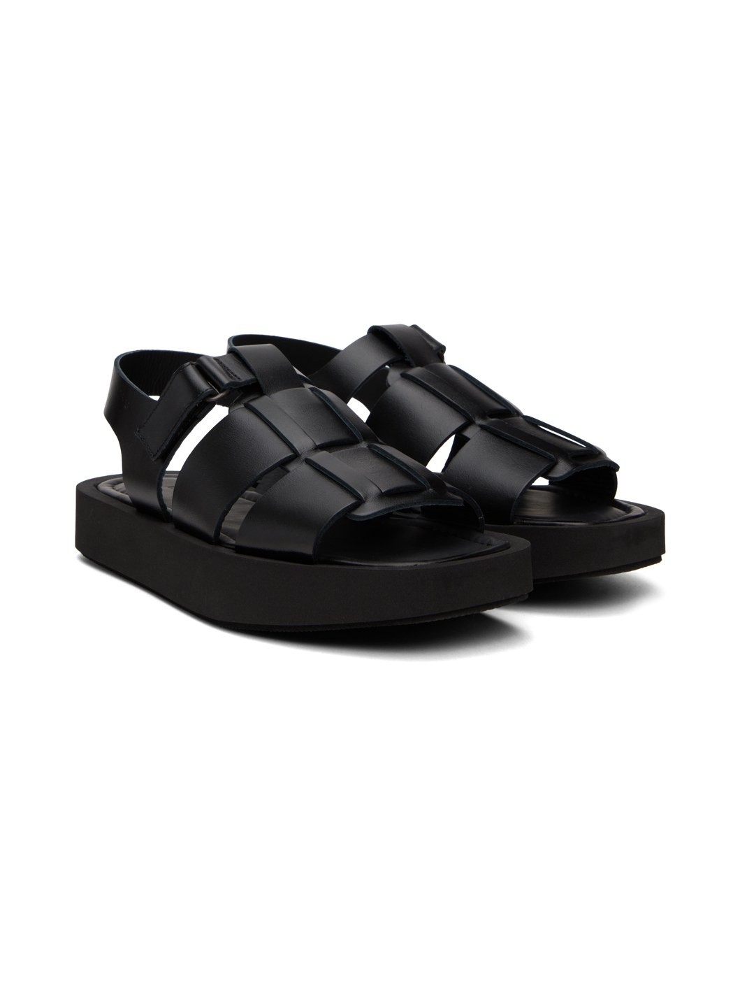 Black Kleva Sandals - 4