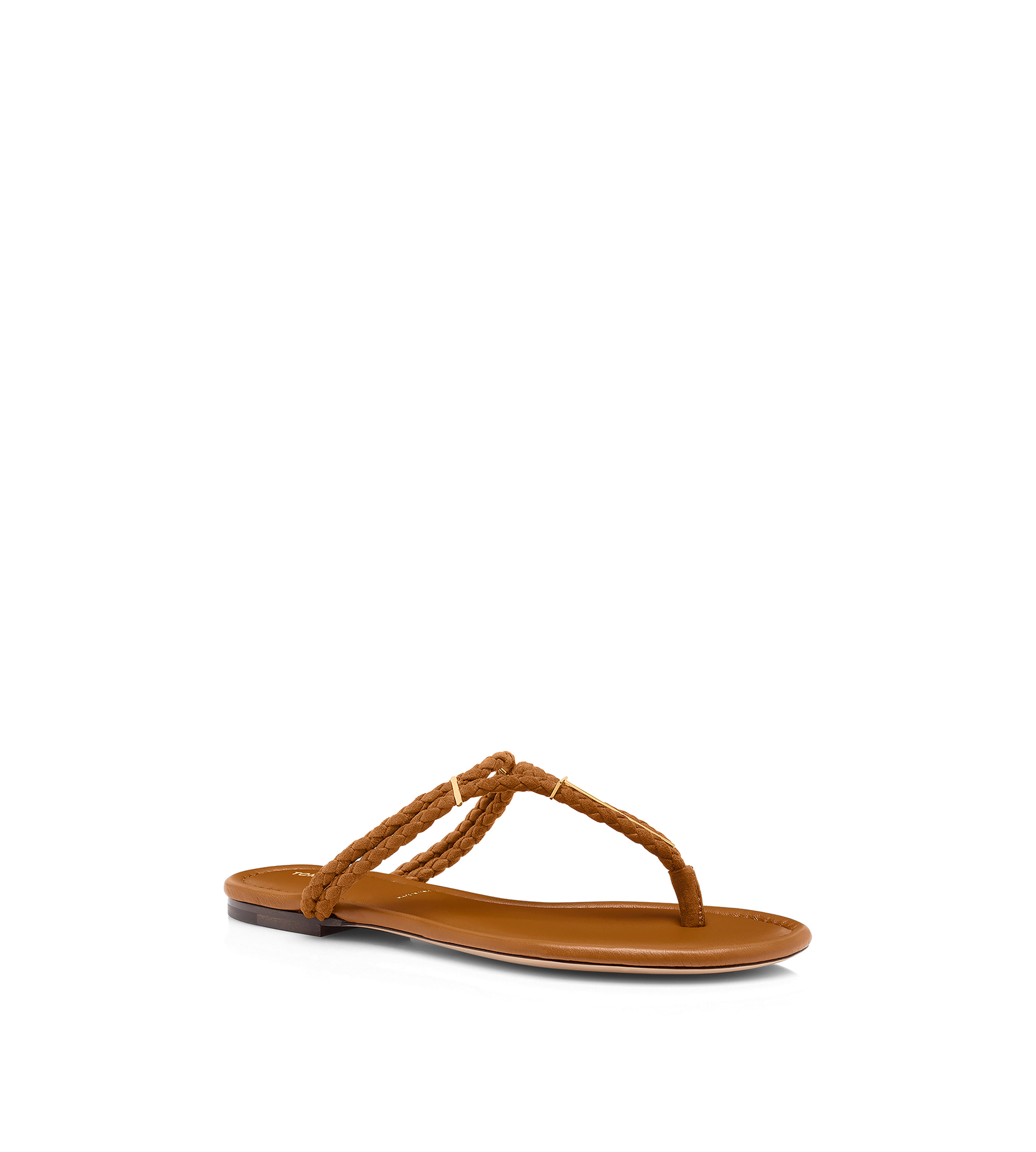 WOVEN SUEDE LILY THONG SANDAL - 2