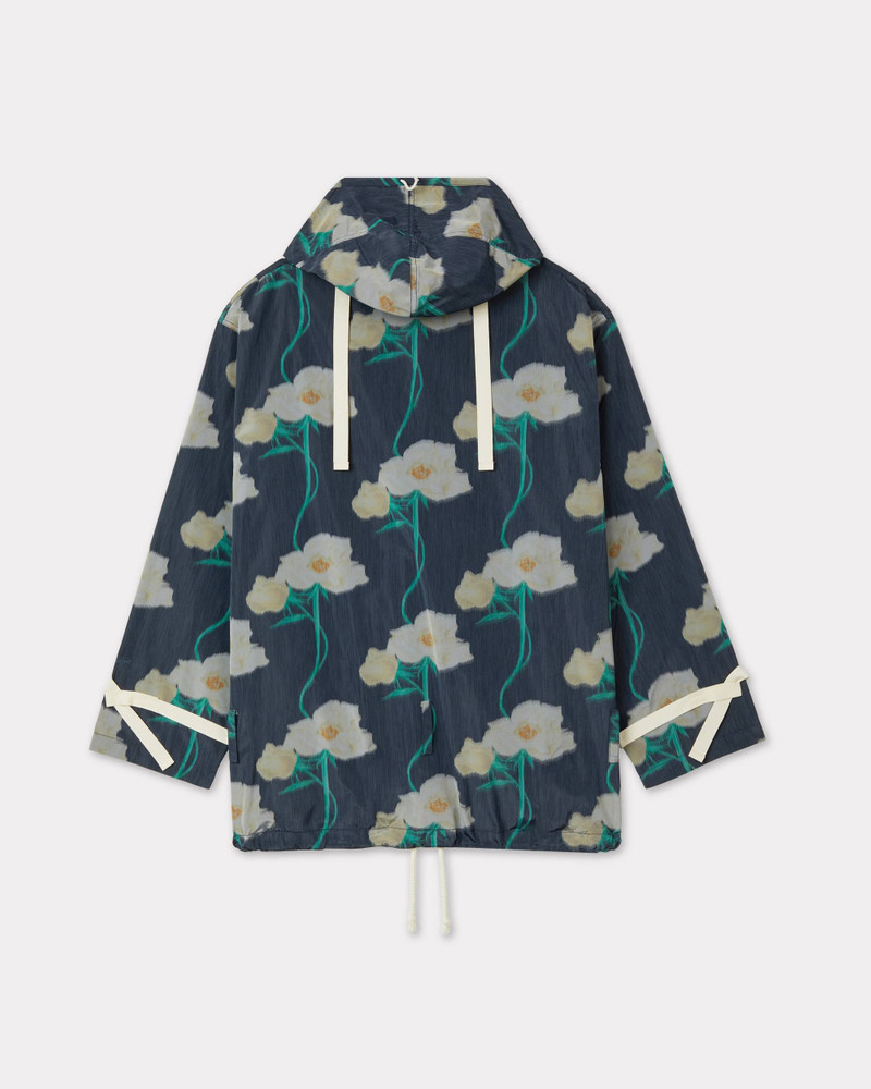 'KENZO Archive Rose' military parka in technical taffeta 8