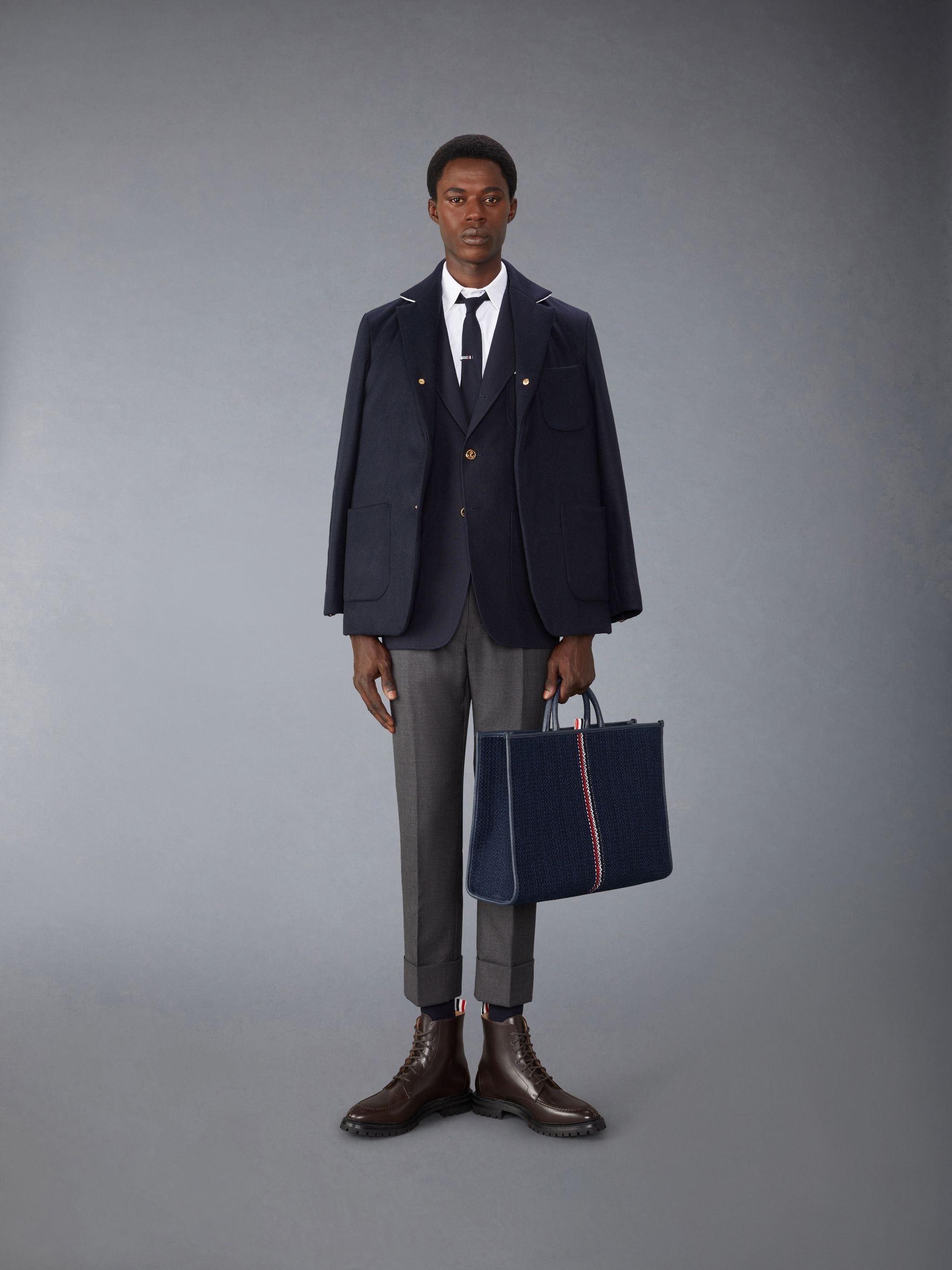 Crispy Wool Unstructured Sack Sport Coat - 4