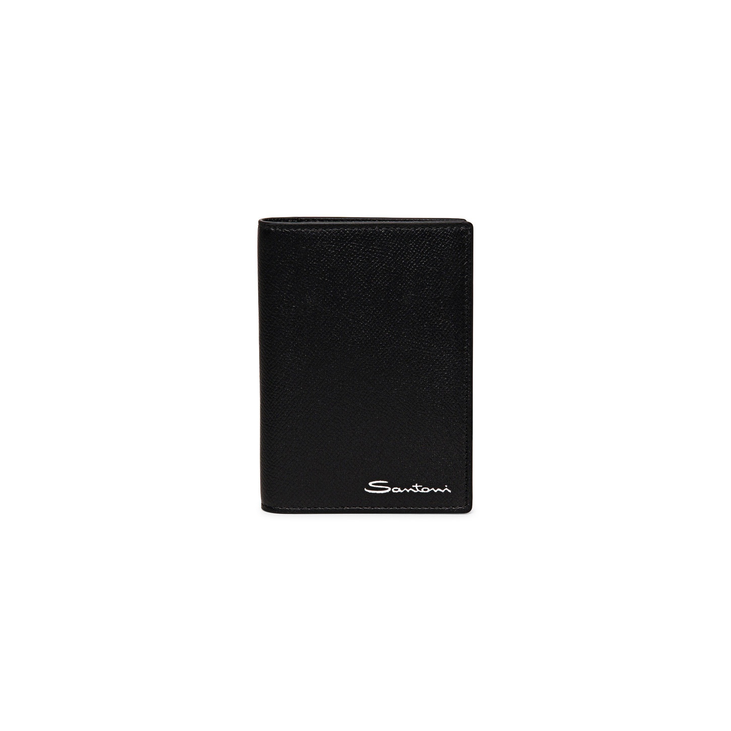 Black saffiano leather passport case - 1