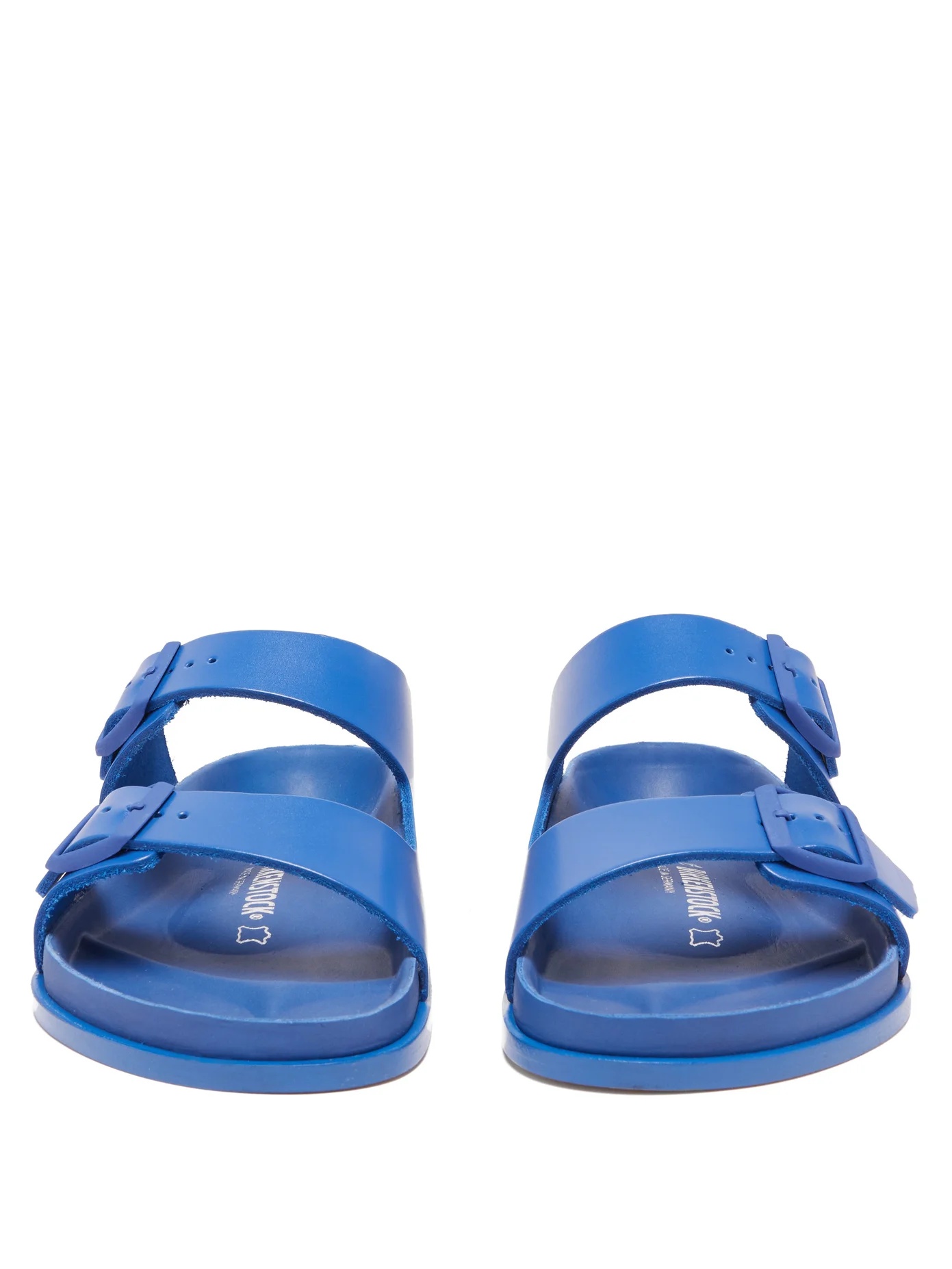 Arizona leather slides - 5