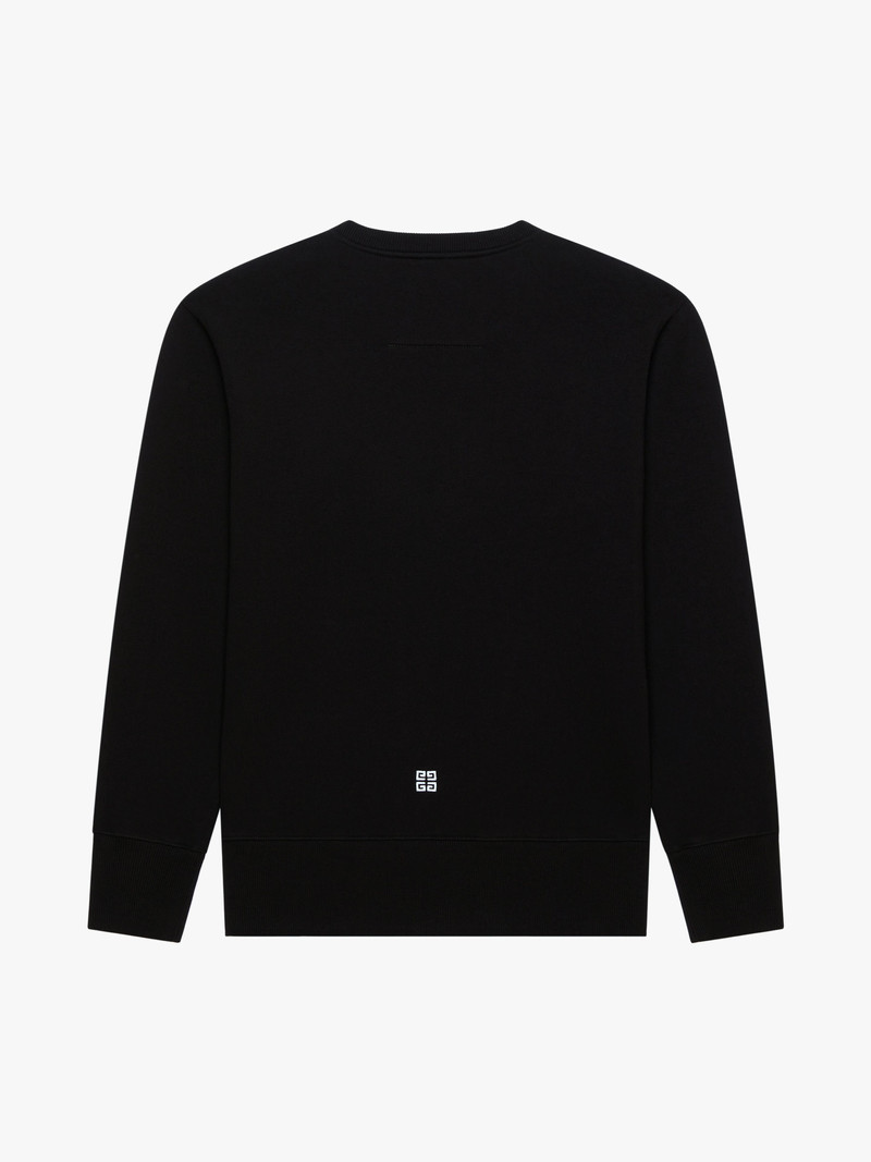 GIVENCHY COLLEGE SLIM FIT SWEATSHIRT IN FLEECE 5