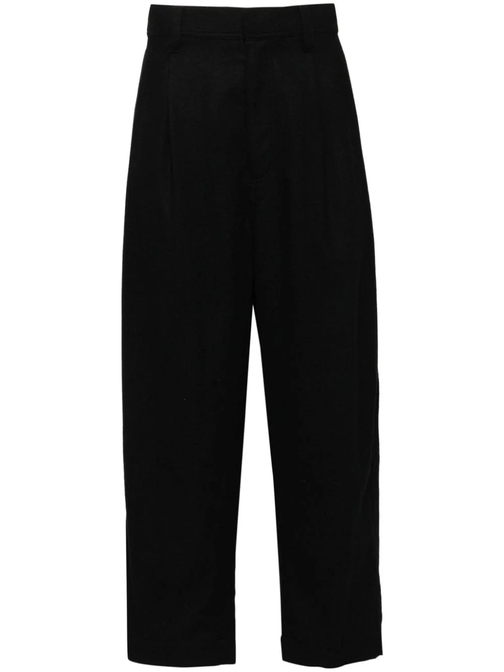 pleated tapered trousers - 1