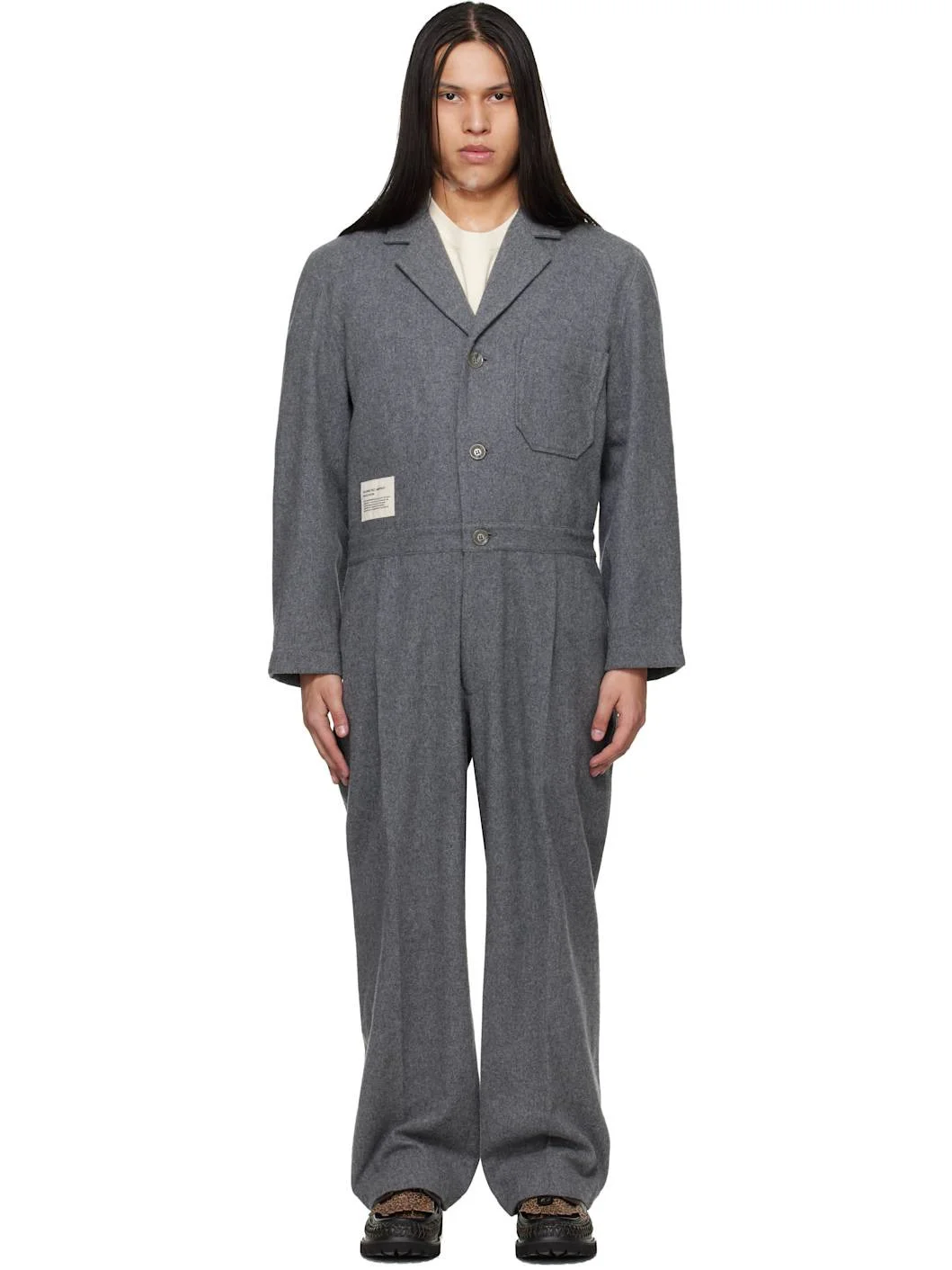 Gray Birkenstock Edition 'The Collector' Tailored Jumpsuit - 1