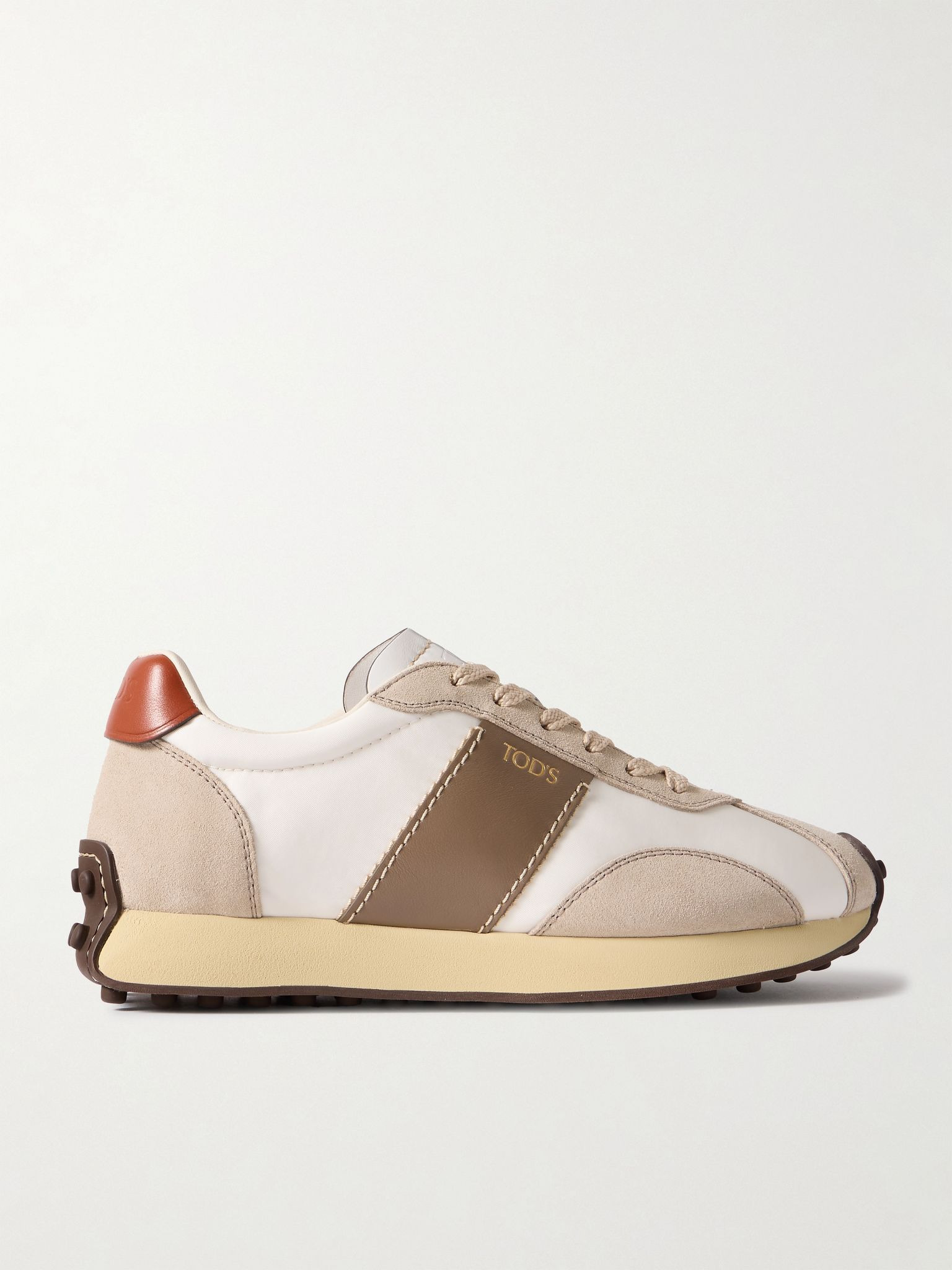 Sportivo Active leather and suede sneakers White - 1