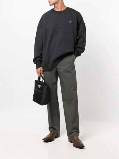 Acne Studios tailored-cut straight-leg trousers outlook