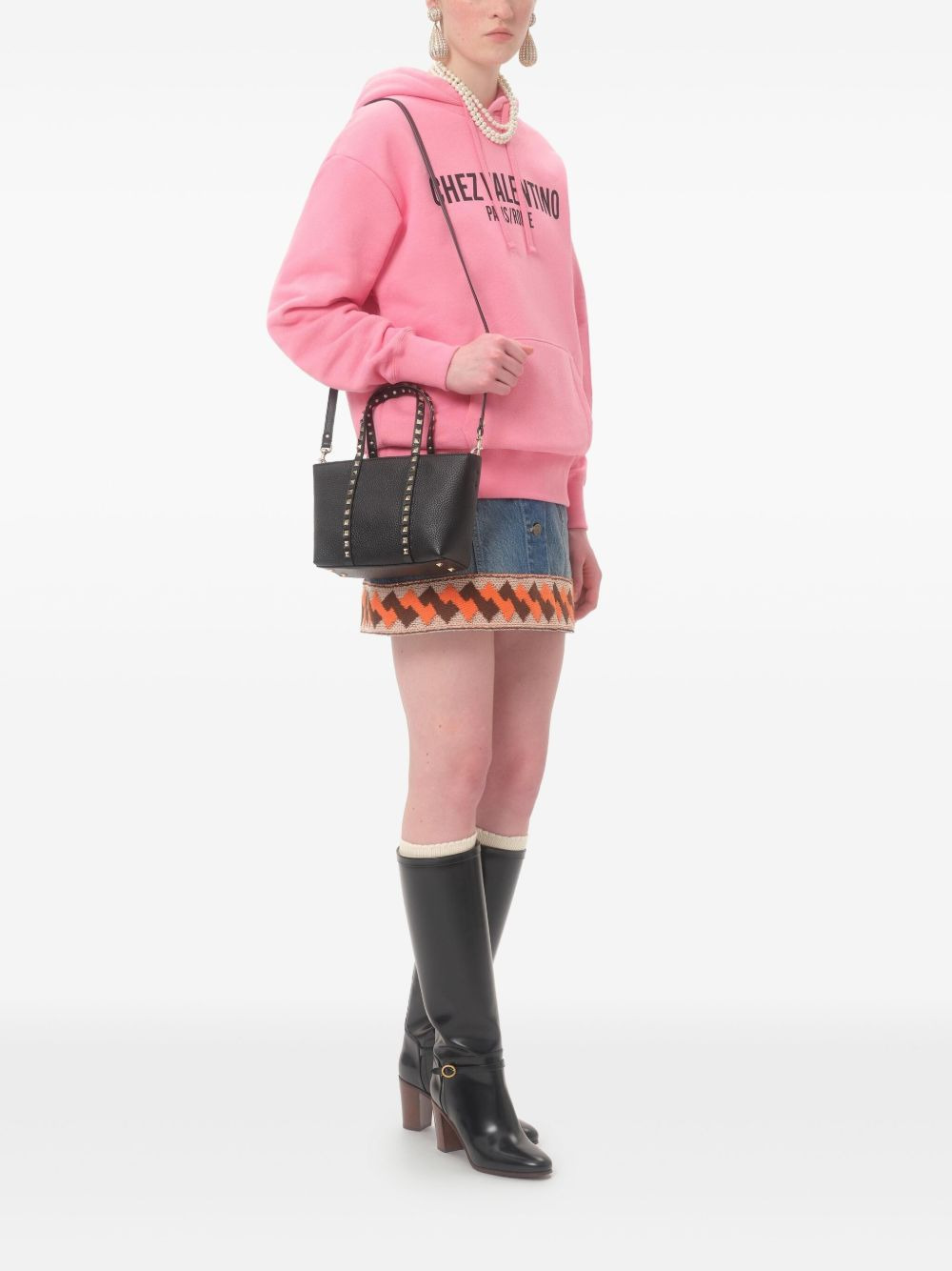 small Rockstud tote bag - 2