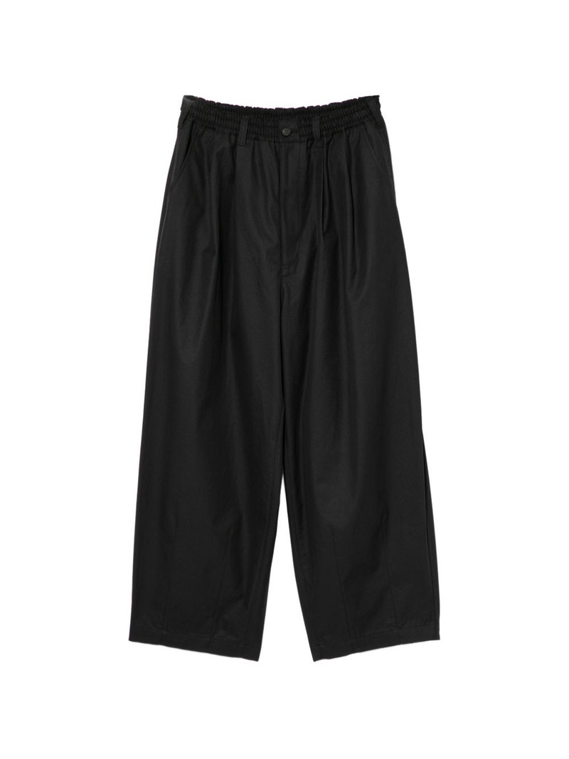 cotton wide-leg trousers 1
