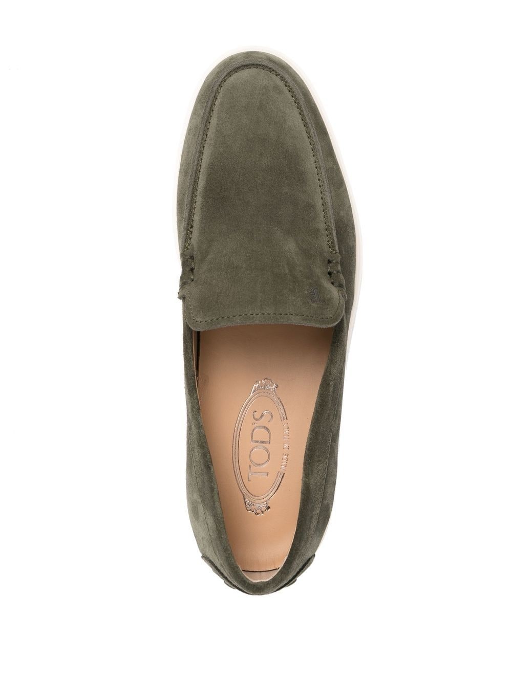 suede slip-on loafers - 4