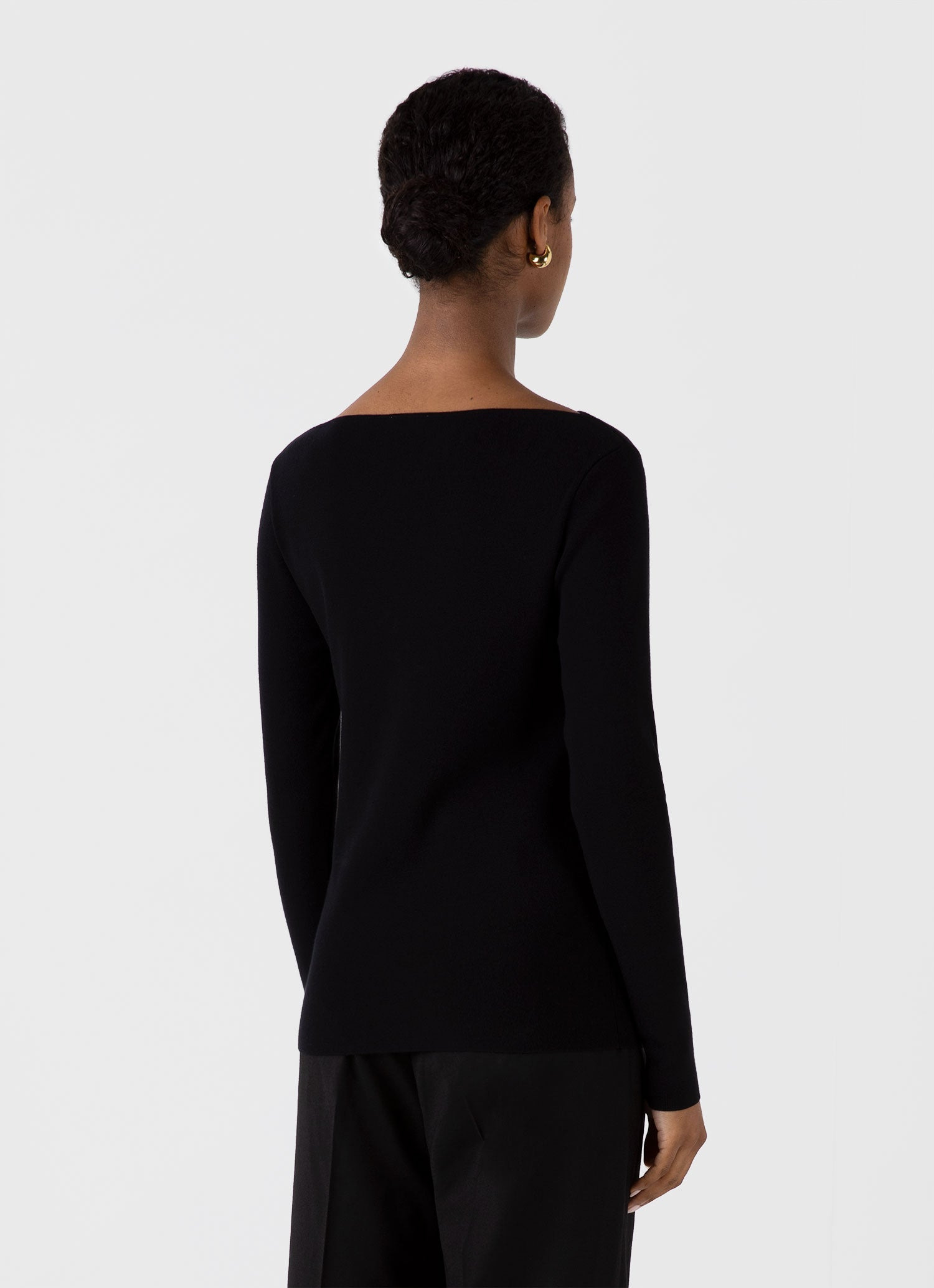 Viscose Slash Neck Top - 3