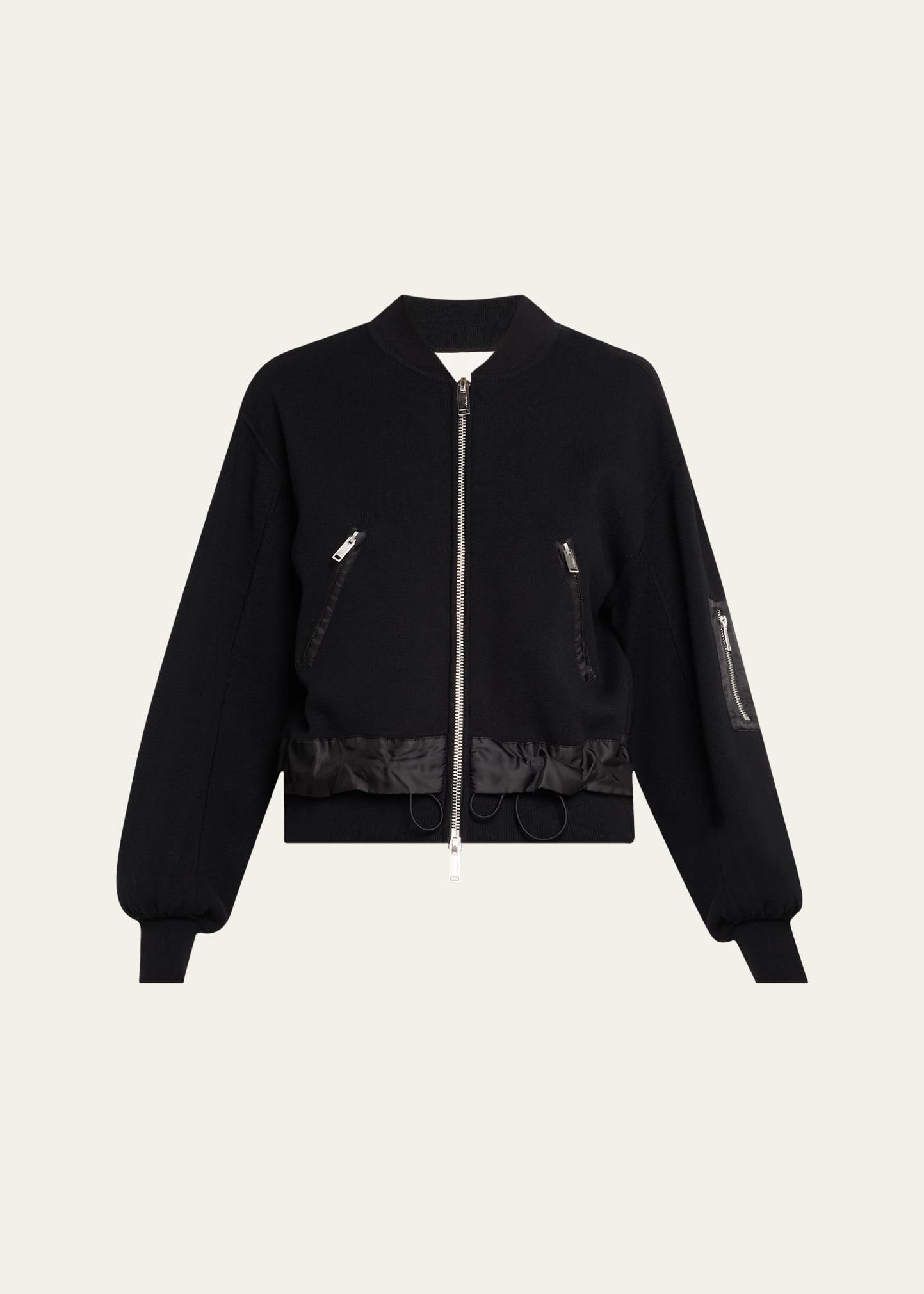 Double-Layer Bomber Jacket - 1