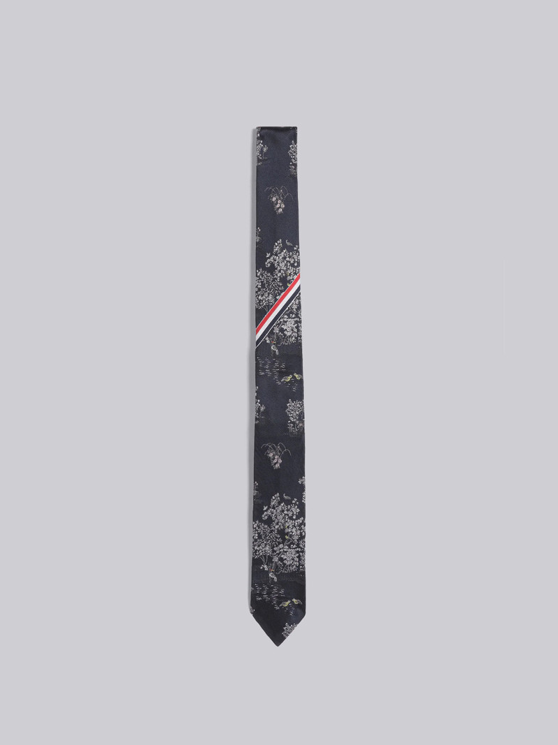 Toile Jacquard Stripe Classic Tie 1