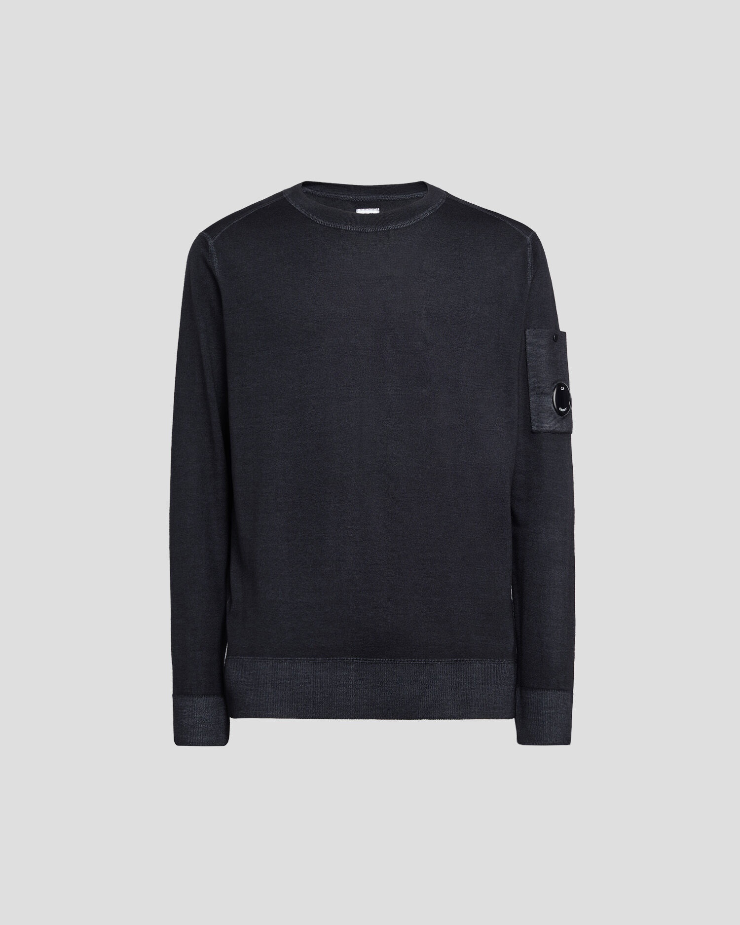 Merino Wool Plain Jumper - 1