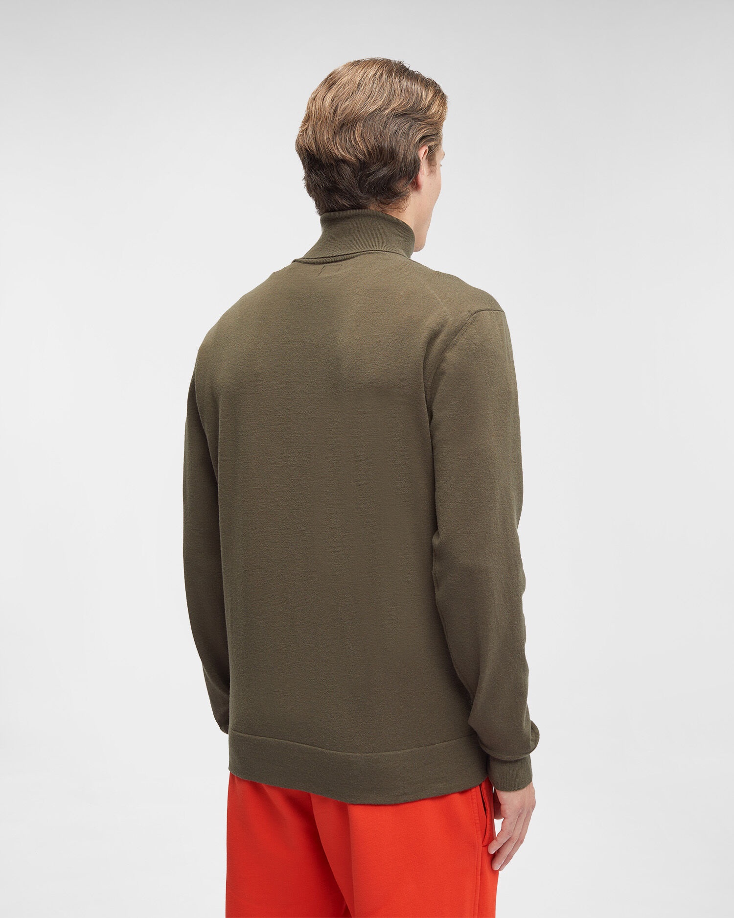 C.P. Company Extafine Merino Wool Roll Neck Knit | REVERSIBLE